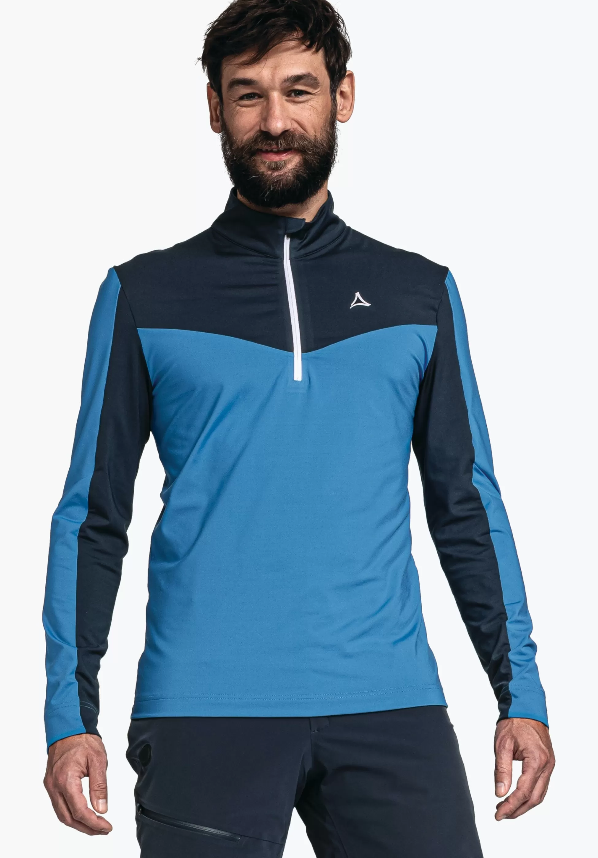 MEN SCHÖFFEL Skiing<Premium longsleeve in the best material blue