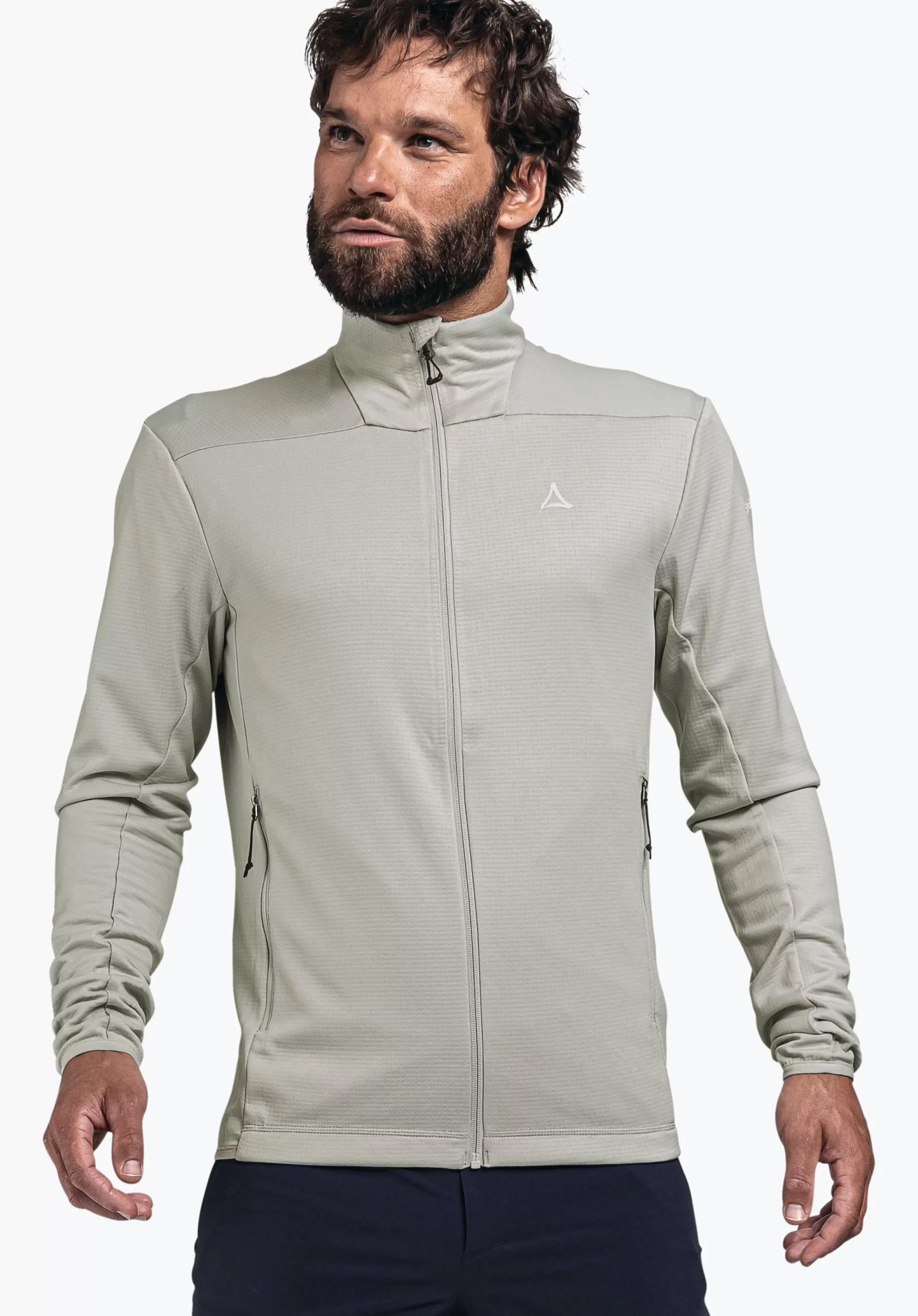 MEN SCHÖFFEL <Quick drying hiking fleece jacket grün