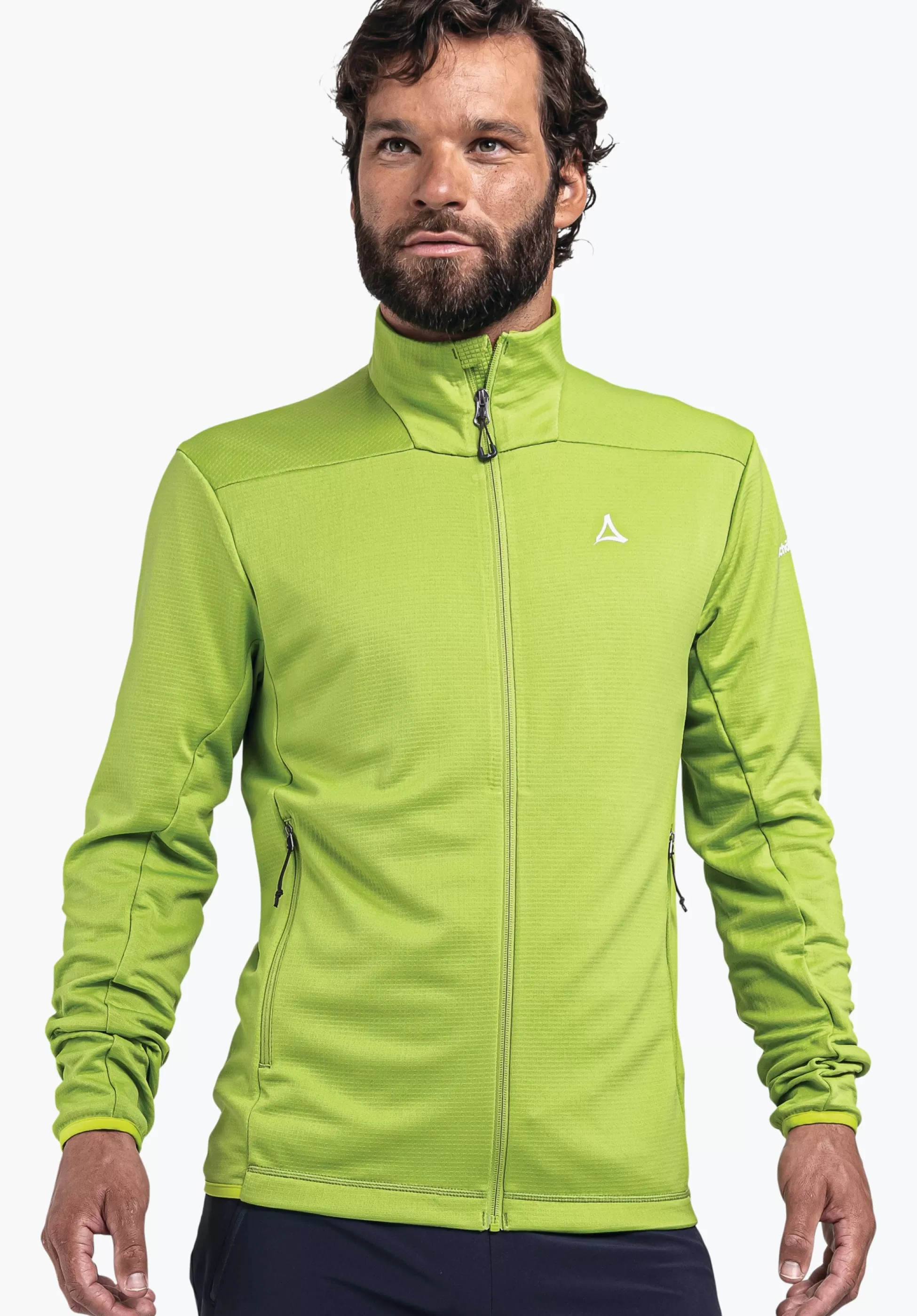 MEN SCHÖFFEL <Quick drying hiking fleece jacket grün