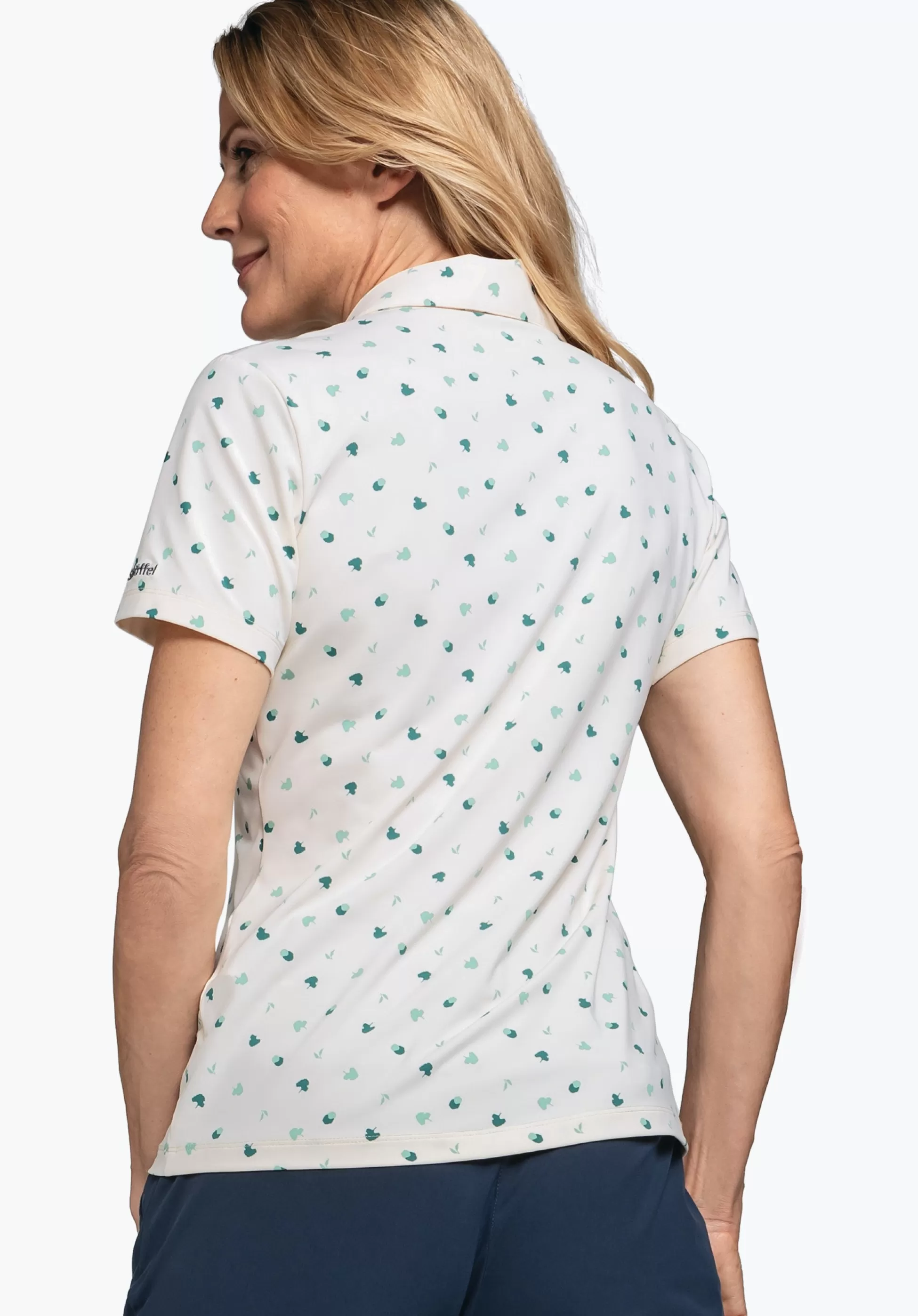 WOMEN SCHÖFFEL Trek & Hike<Quick drying hiking polo shirt white