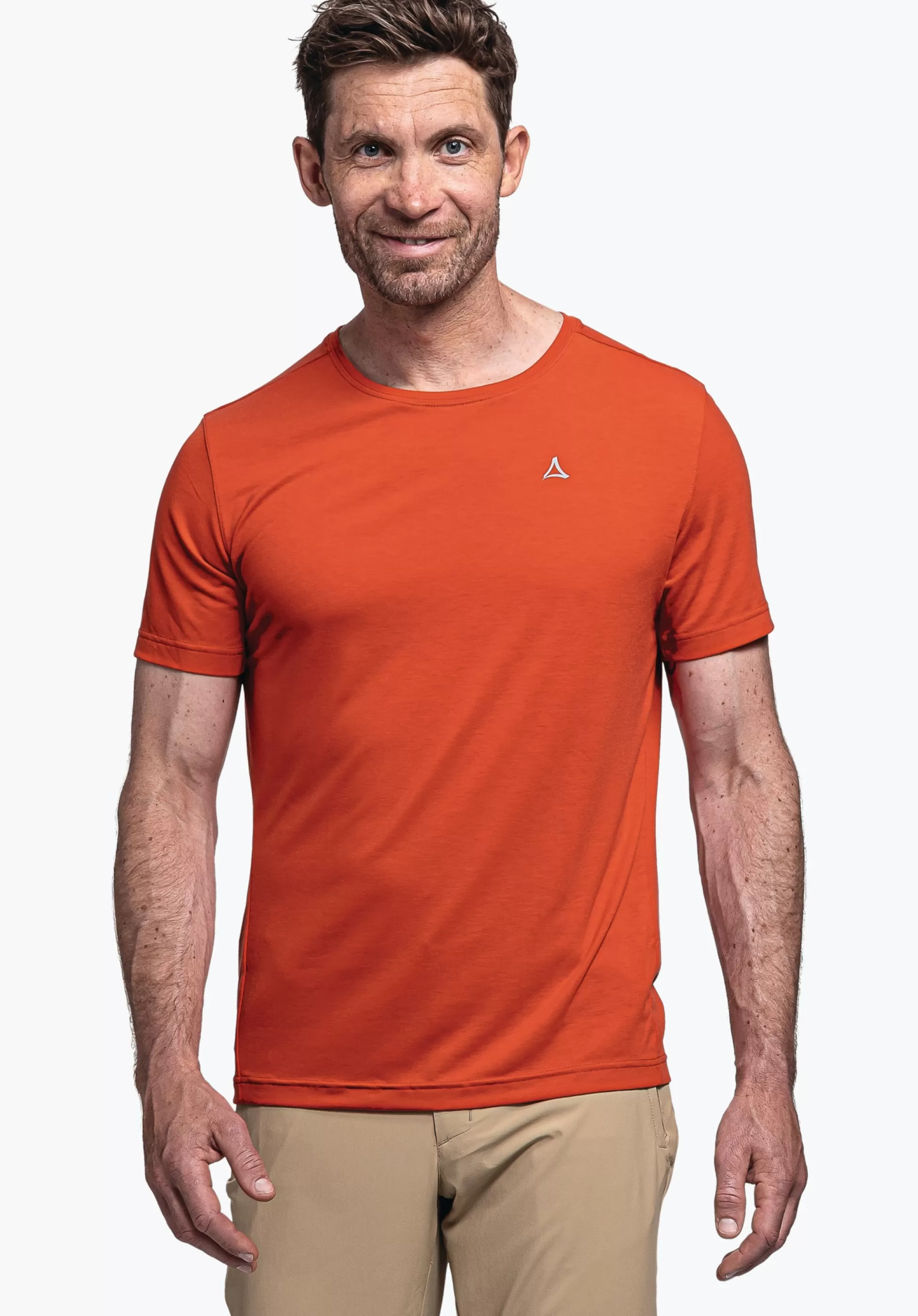 MEN SCHÖFFEL <Quick drying hiking shirt orange