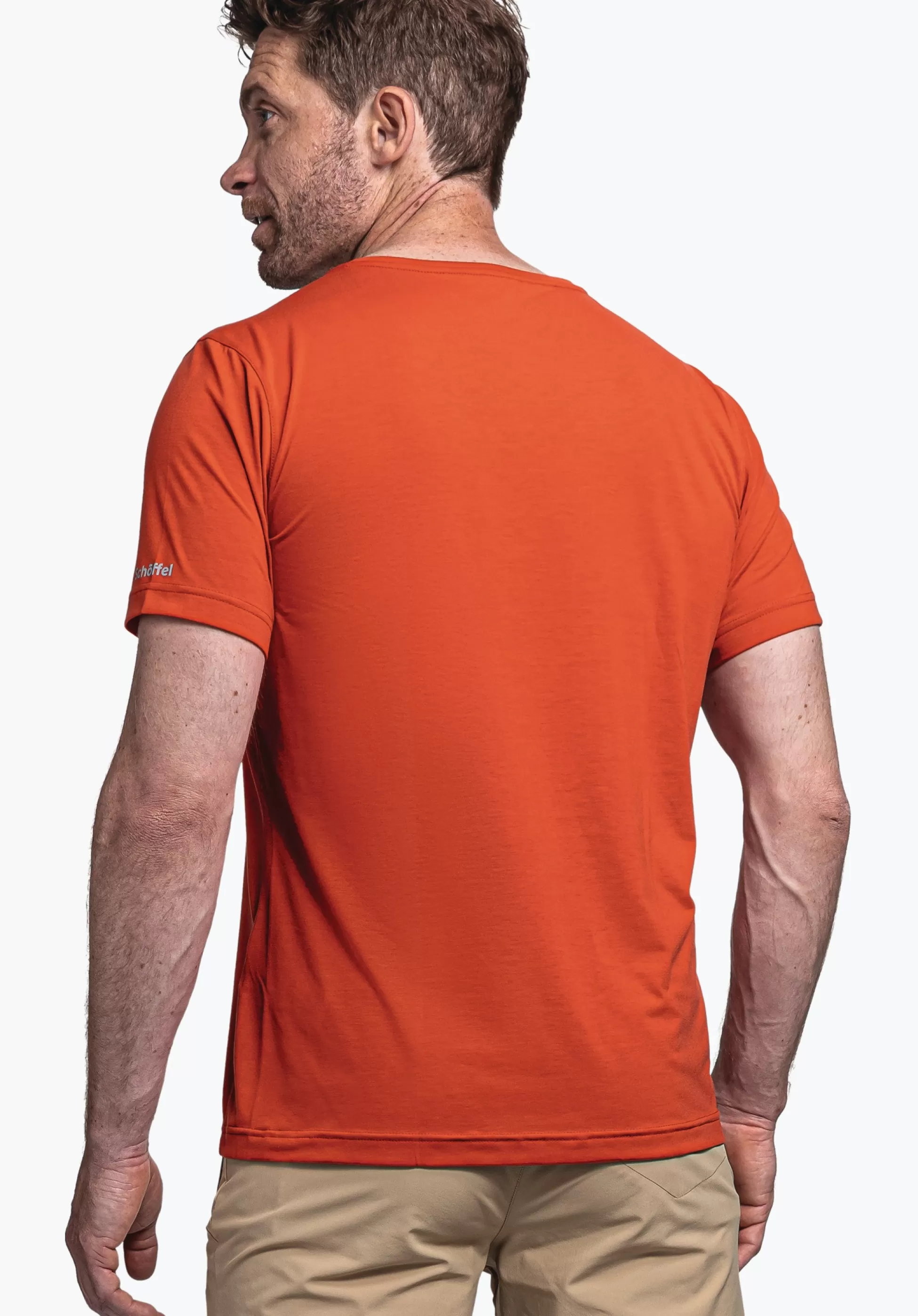 MEN SCHÖFFEL <Quick drying hiking shirt orange