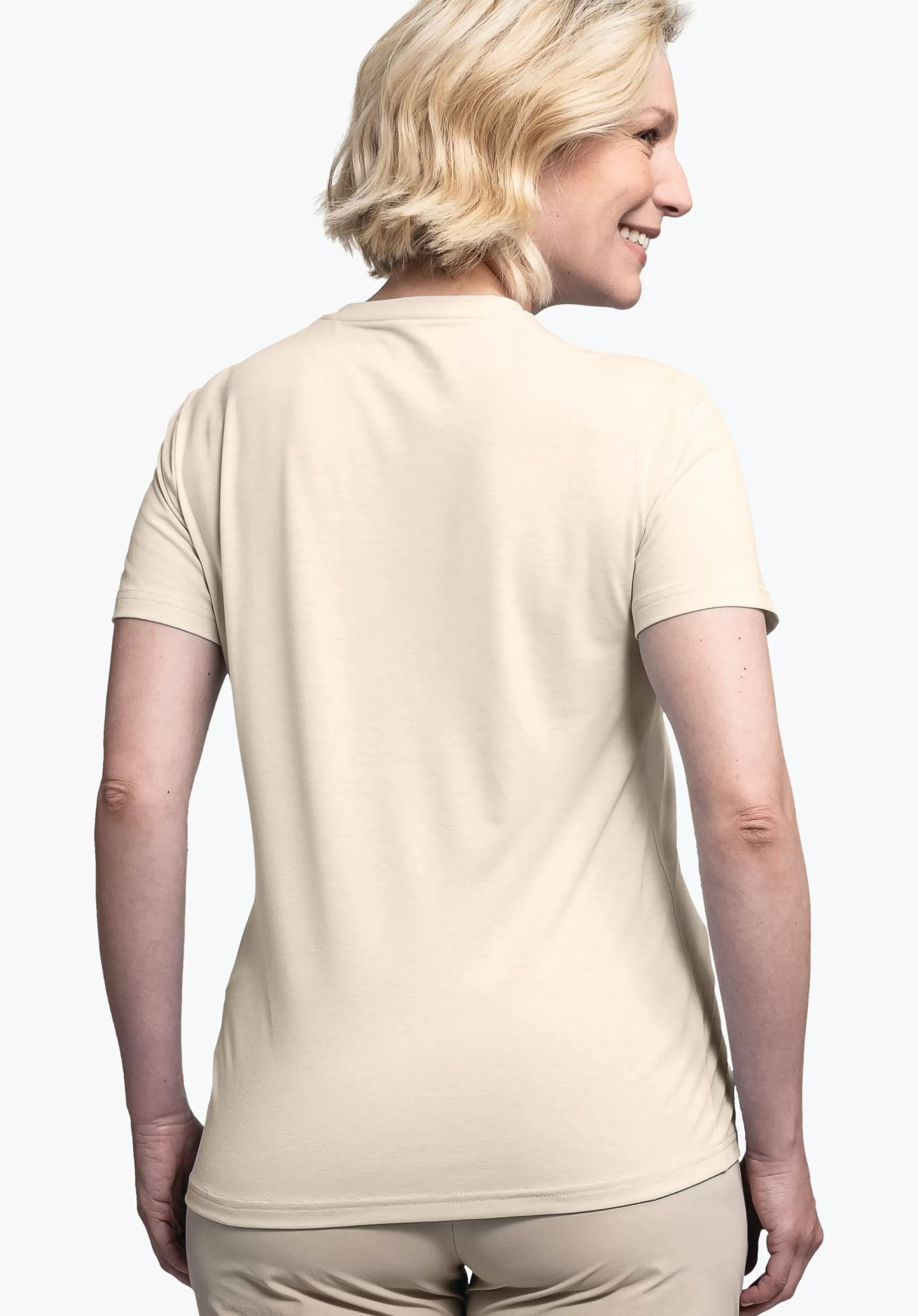 WOMEN SCHÖFFEL <Quick drying hiking shirt weiß