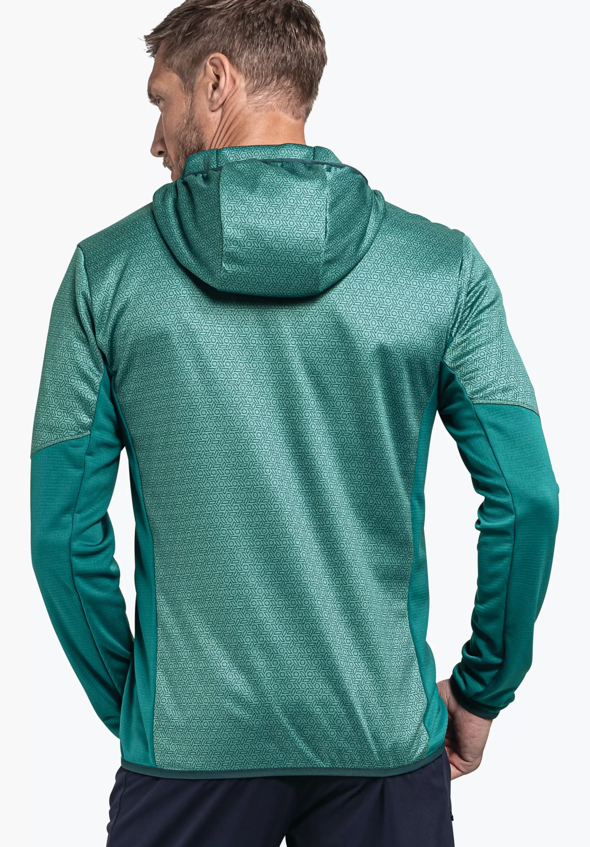 MEN SCHÖFFEL <Quick drying hoody for the mountains orange
