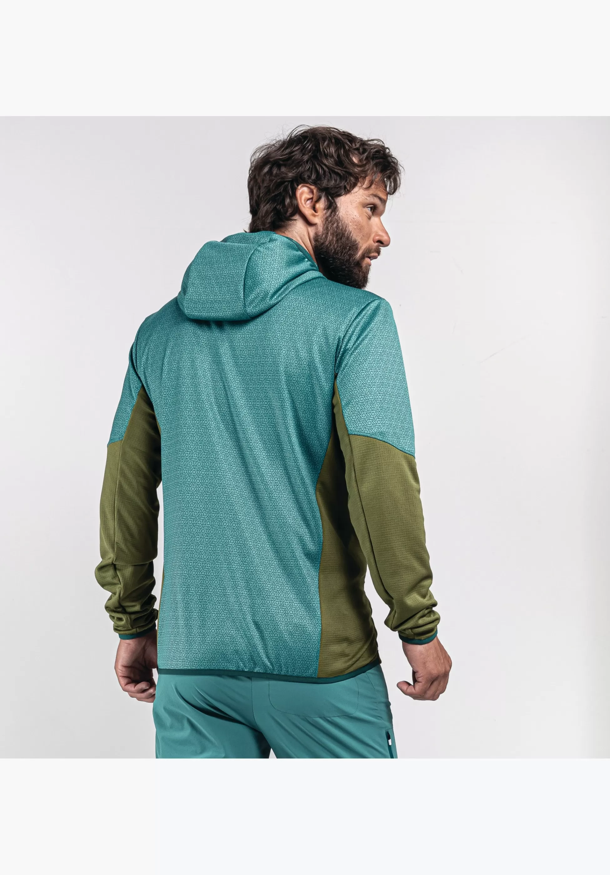 MEN SCHÖFFEL <Quick drying hoody for the mountains orange
