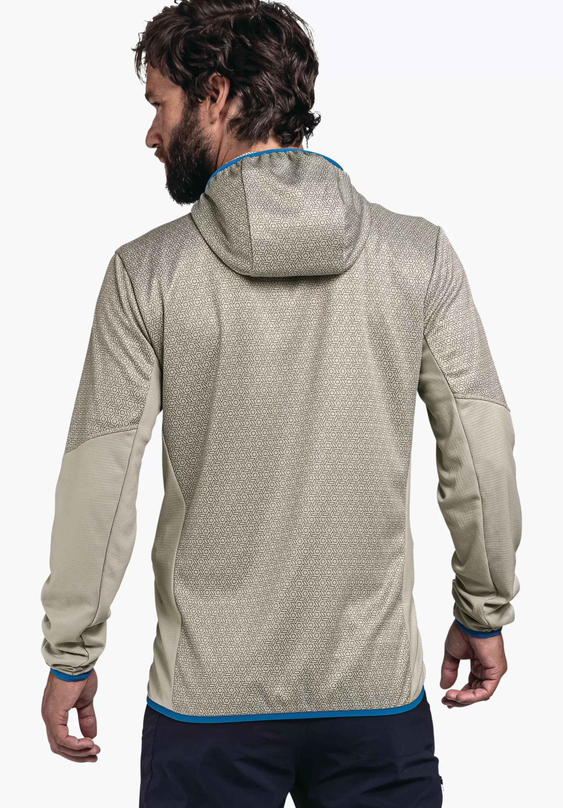 MEN SCHÖFFEL <Quick drying hoody for the mountains orange