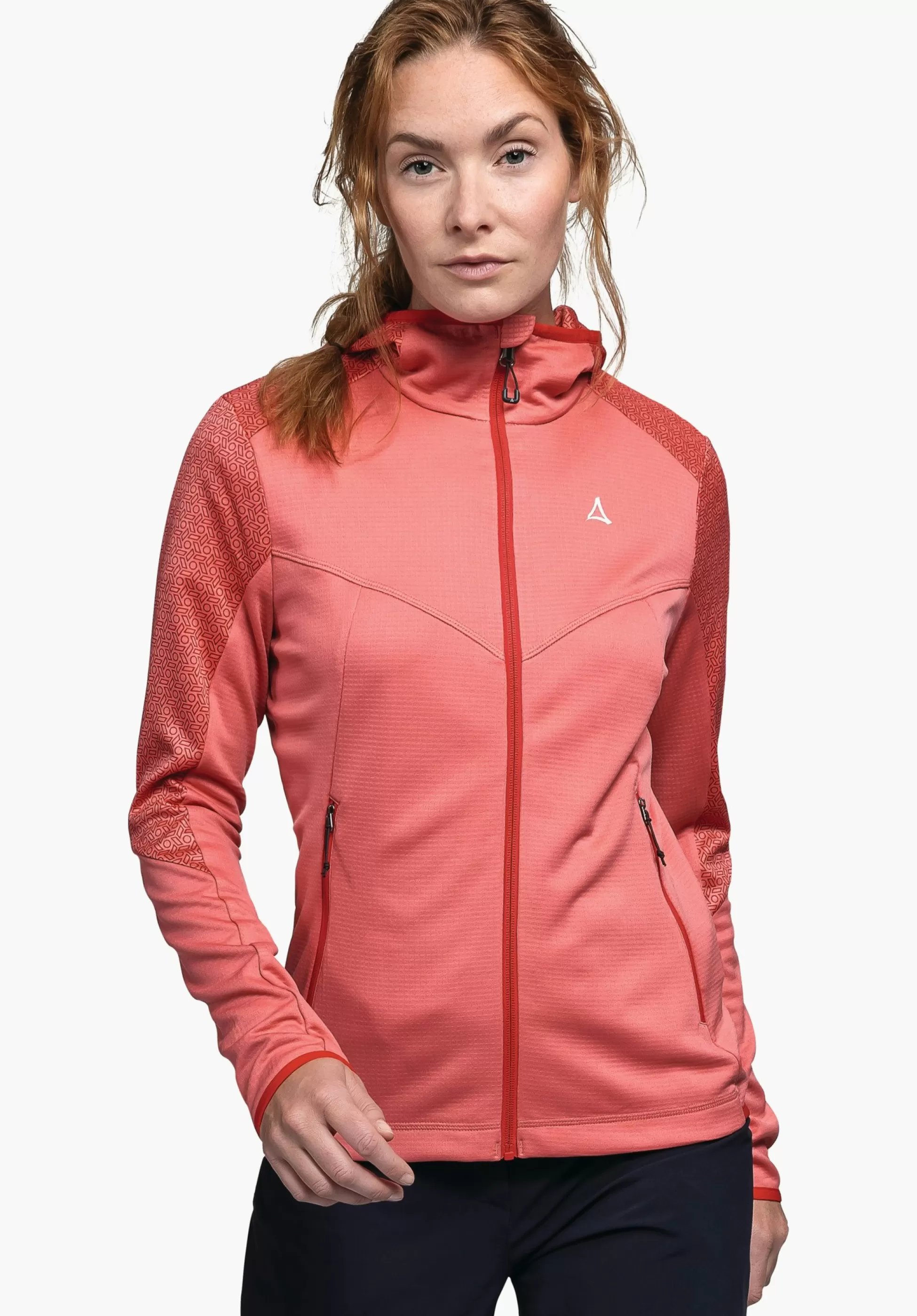 WOMEN SCHÖFFEL <Quick drying hoody for the mountains rosa