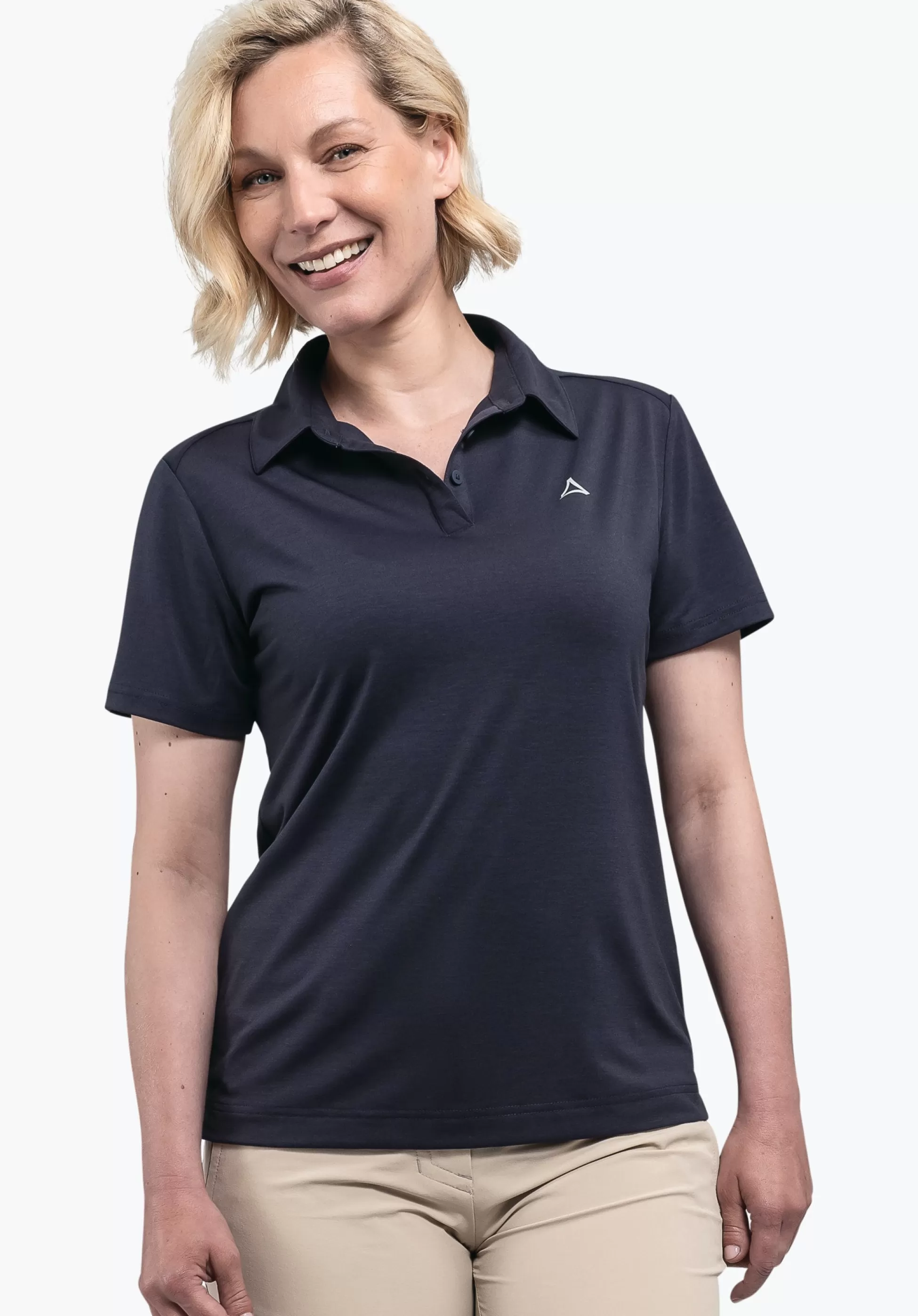 WOMEN SCHÖFFEL <Quick drying polo shirt weiß