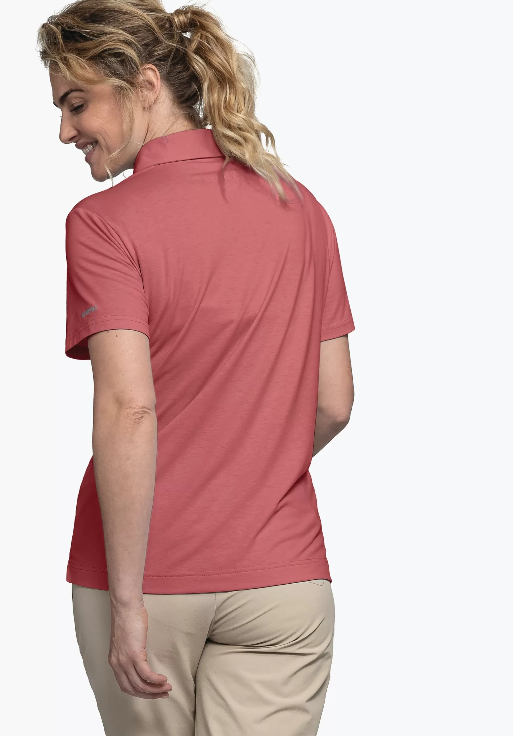 WOMEN SCHÖFFEL <Quick drying polo shirt weiß