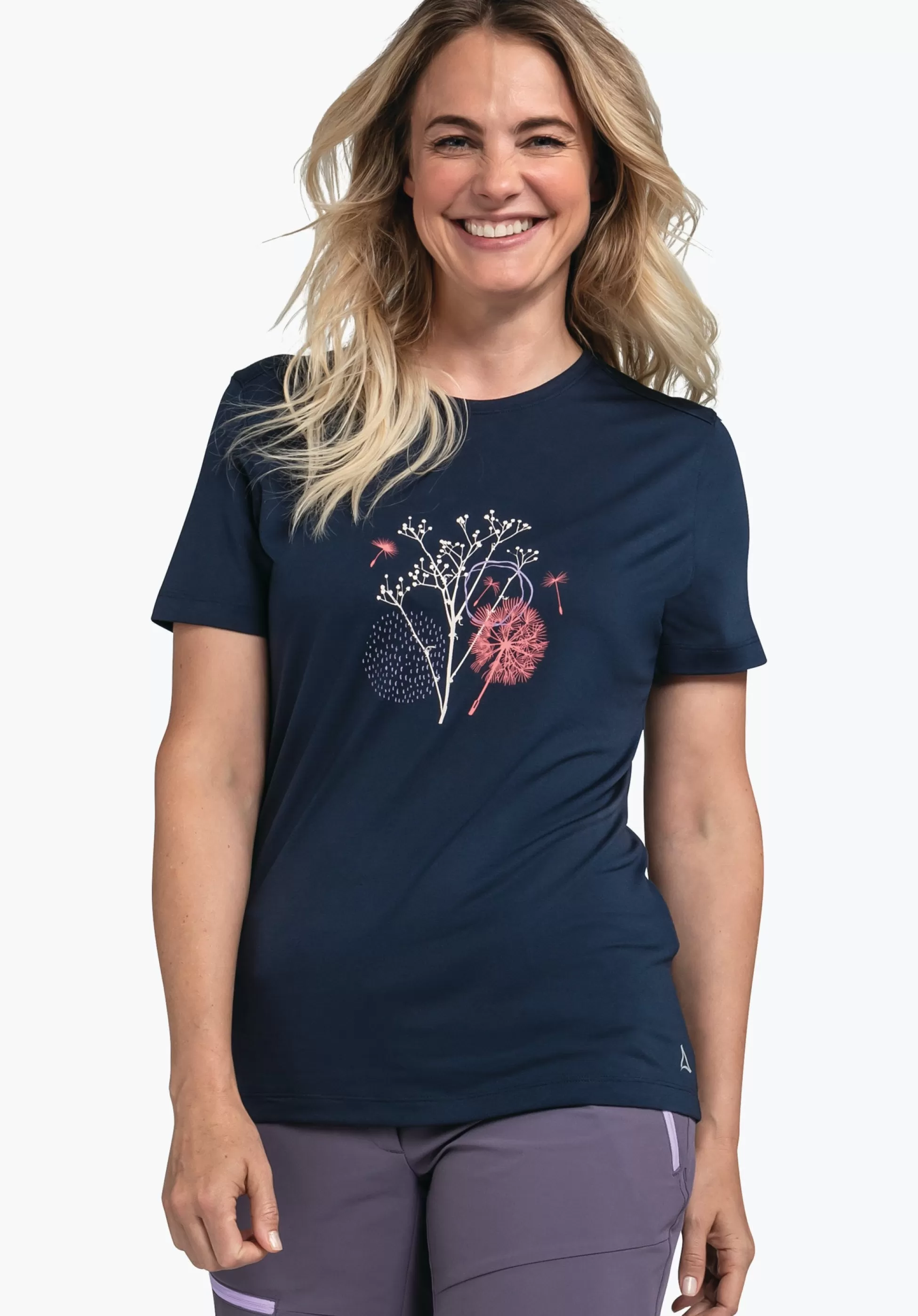 WOMEN SCHÖFFEL Trek & Hike<Quick drying T-shirt with Tencel© blue