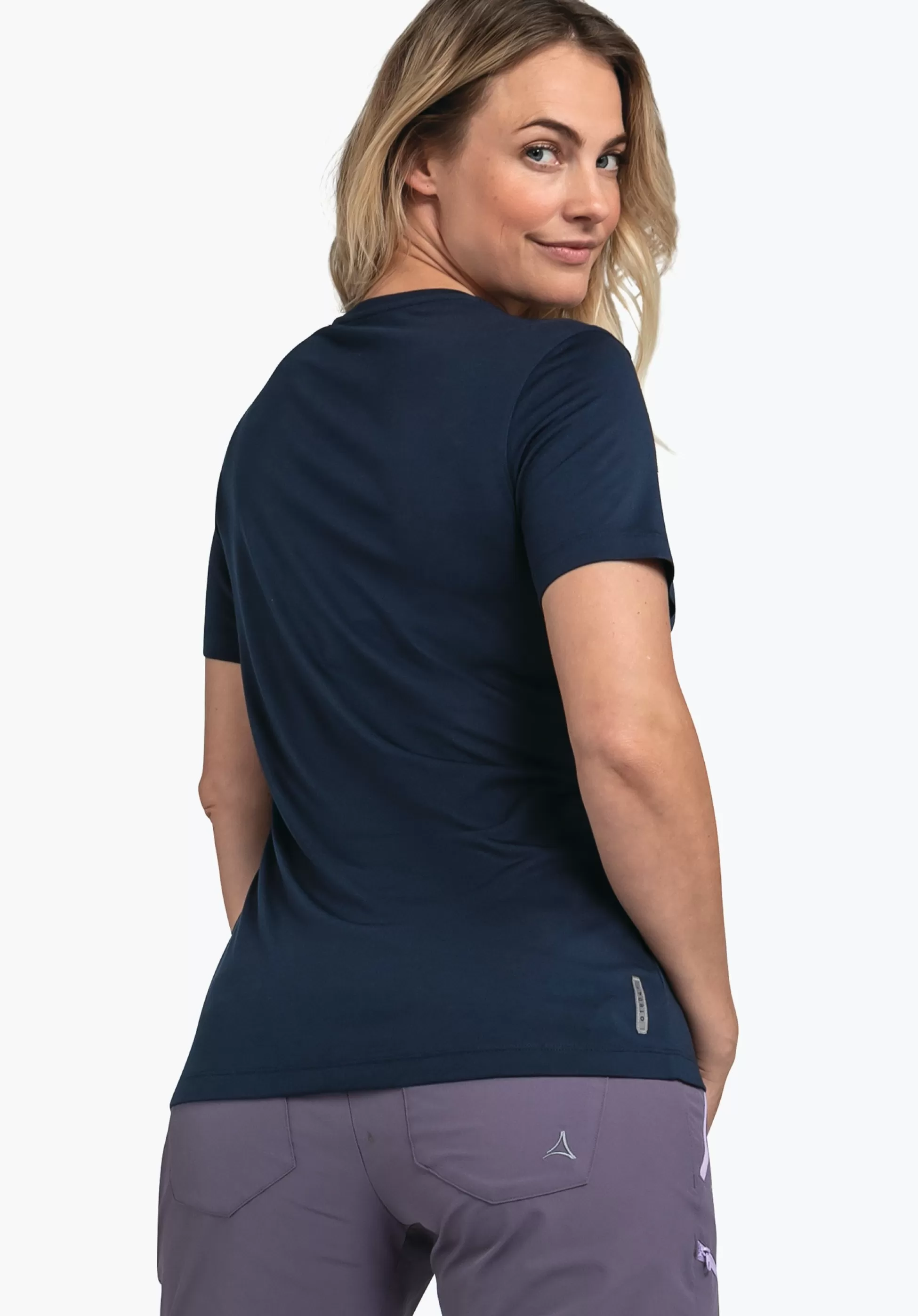 WOMEN SCHÖFFEL Trek & Hike<Quick drying T-shirt with Tencel© blue