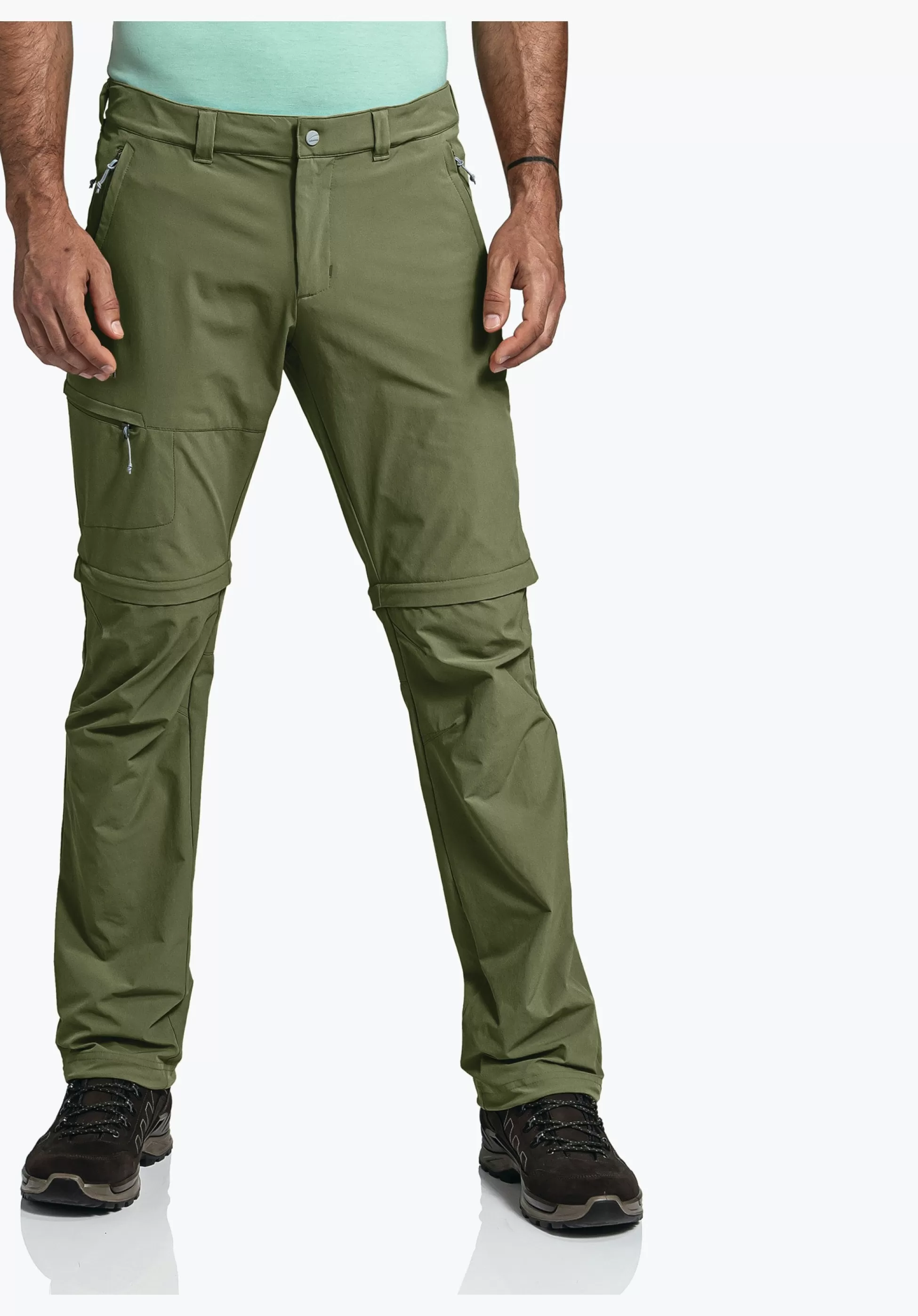 MEN SCHÖFFEL Trek & Hike | Pants Zip Off<Quick-drying zip-off hiking pants grün