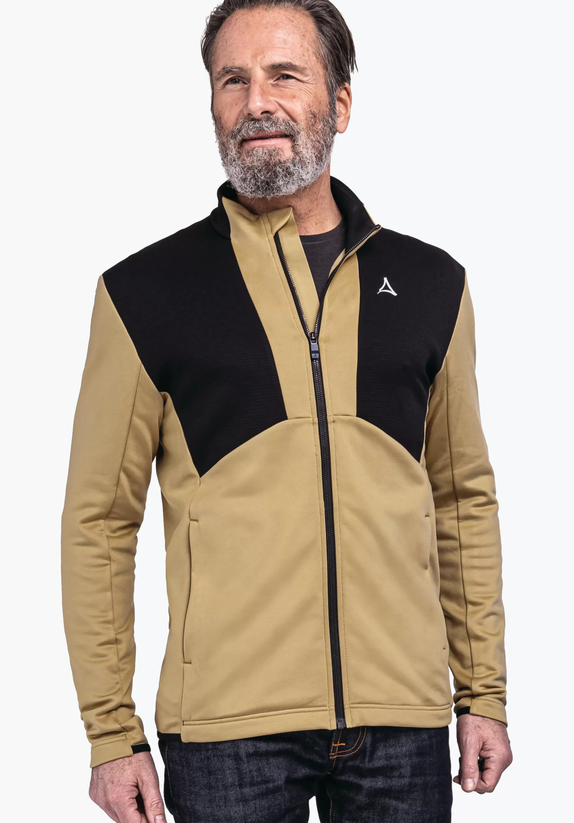 MEN SCHÖFFEL Skiing<Recycled fleece with high thermal performance beige