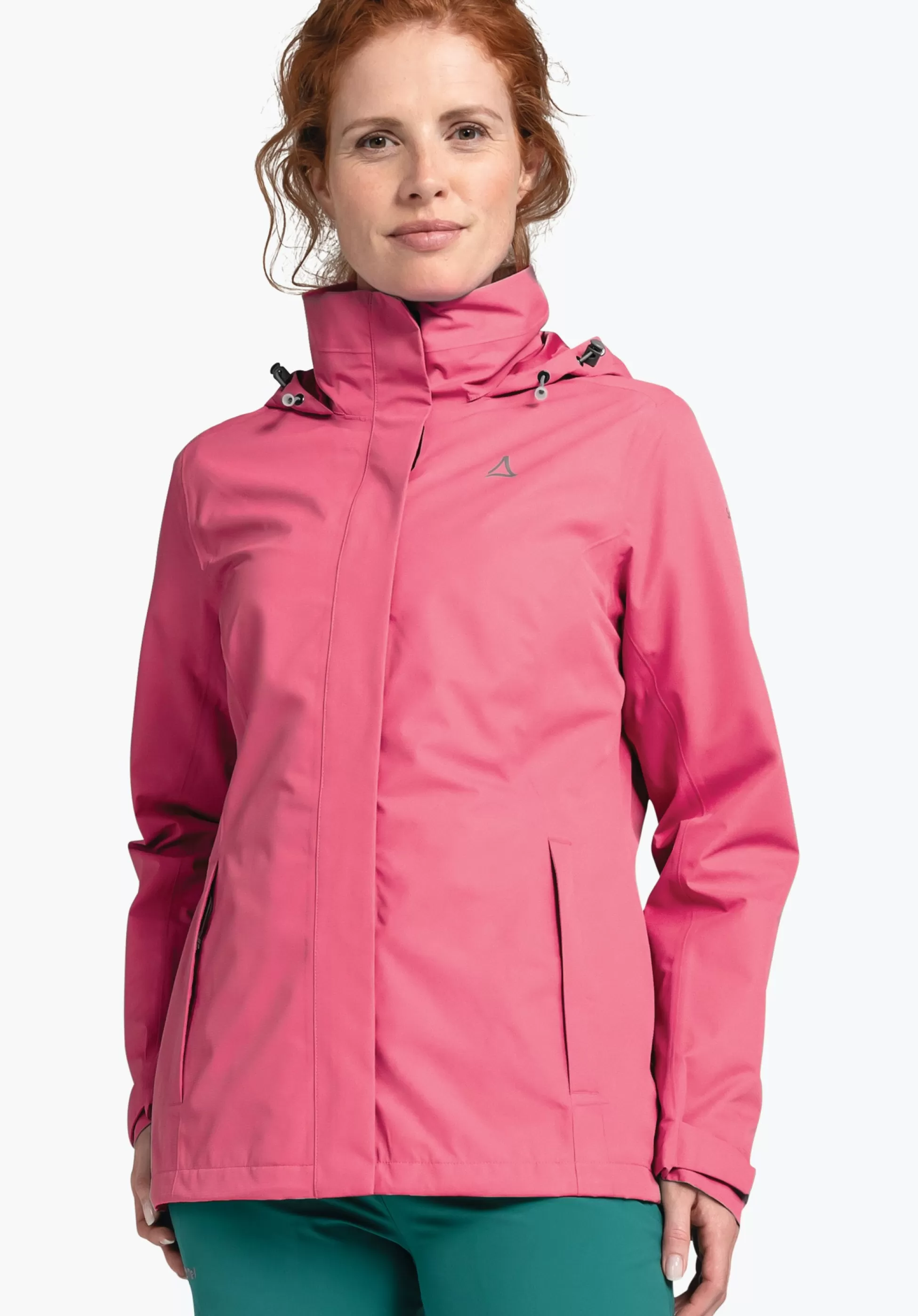 WOMEN SCHÖFFEL Trek & Hike | Outdoor Jackets<Robust, wind- and waterproof rain jacket red