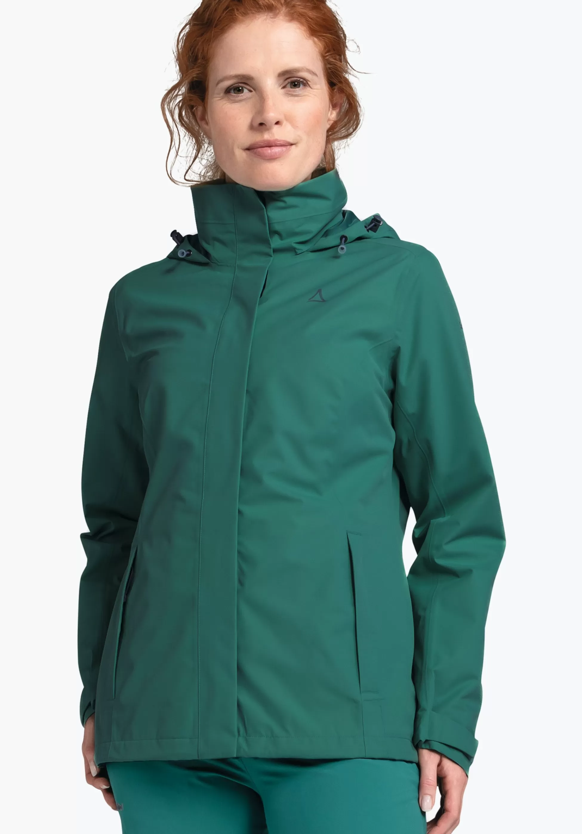 WOMEN SCHÖFFEL Trek & Hike | Outdoor Jackets<Robust, wind- and waterproof rain jacket red