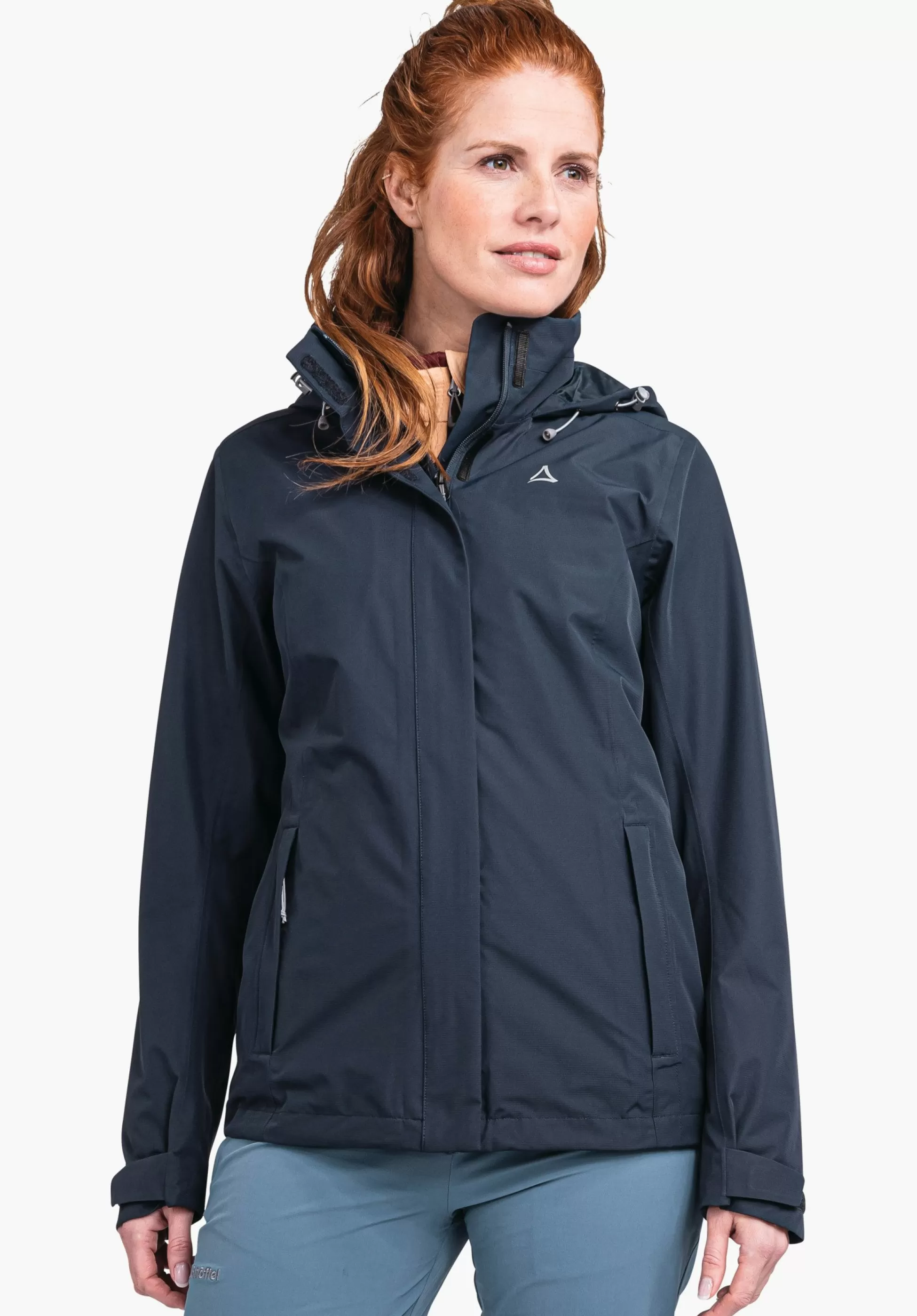WOMEN SCHÖFFEL Trek & Hike | Outdoor Jackets<Robust, wind- and waterproof rain jacket red