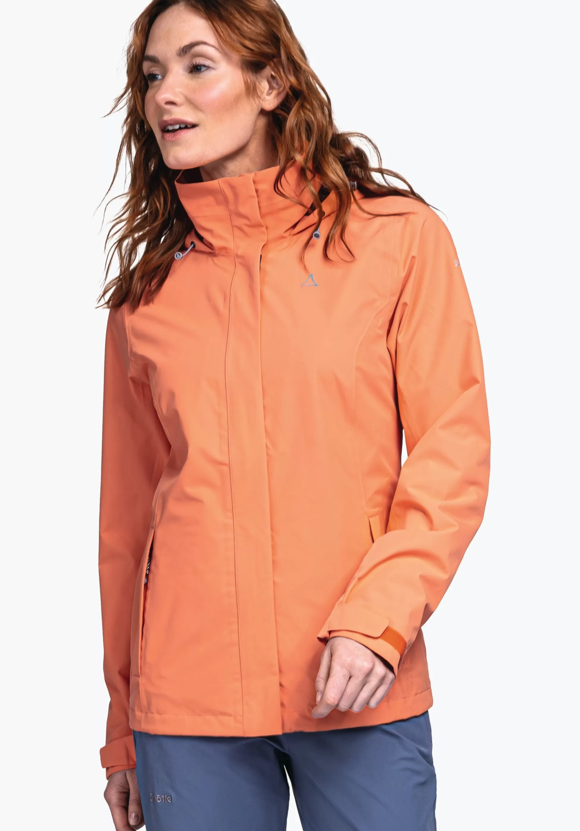WOMEN SCHÖFFEL Trek & Hike | Outdoor Jackets<Robust, wind- and waterproof rain jacket red