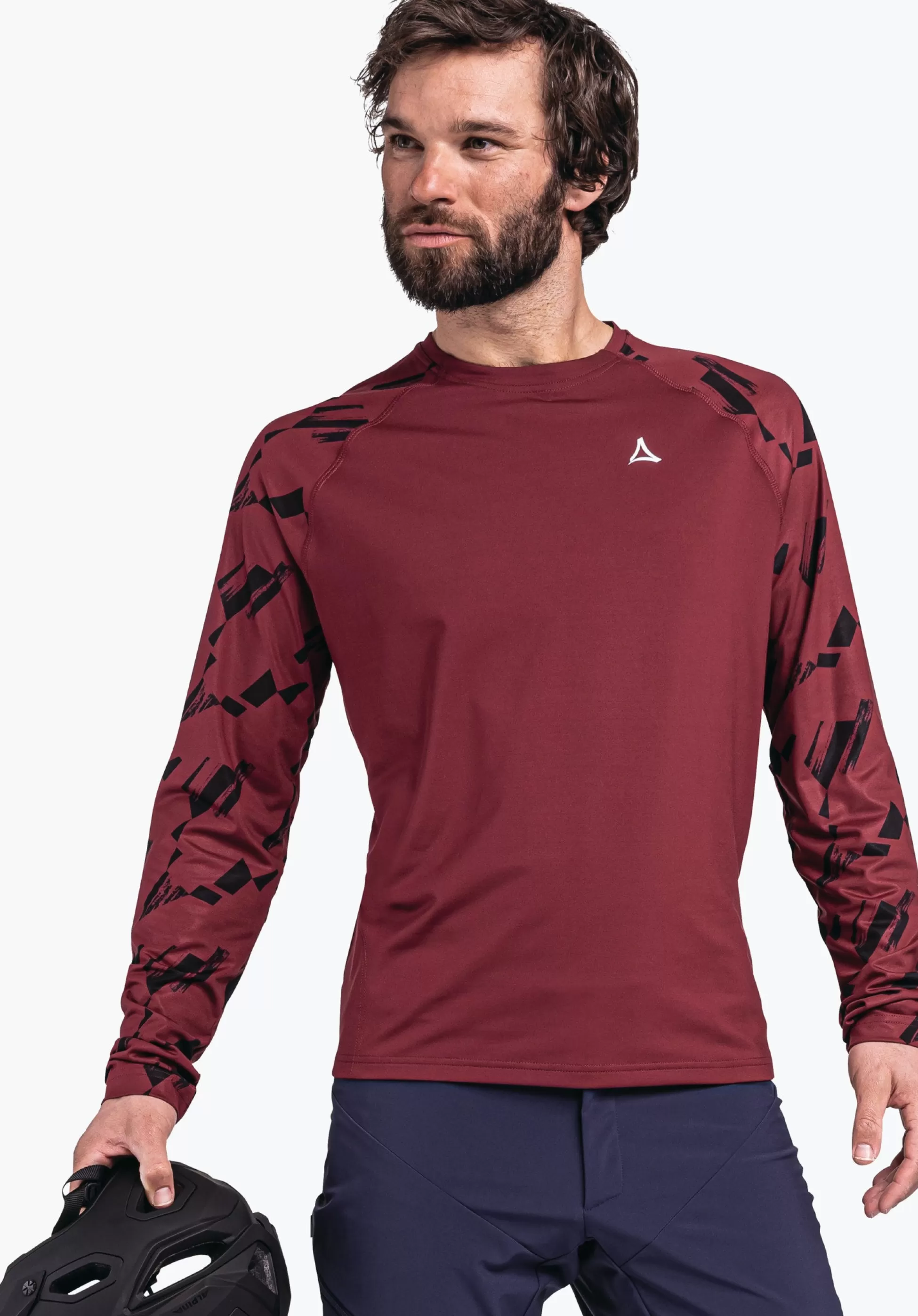 MEN SCHÖFFEL Bike<Shirt with good moisture transport red