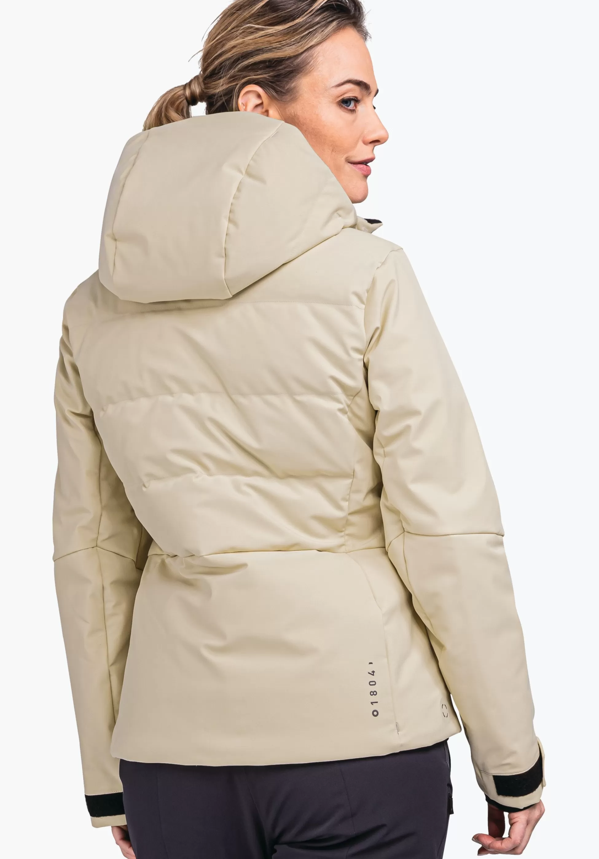 WOMEN SCHÖFFEL Skiing<Ski down jacket with recycled padding beige