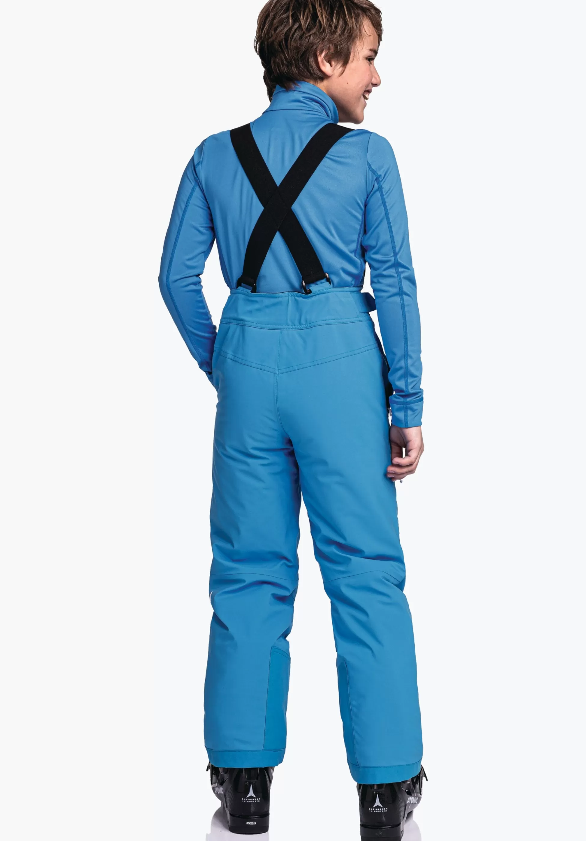 CHILDREN SCHÖFFEL Ski<Ski pants with adjustable braces orange
