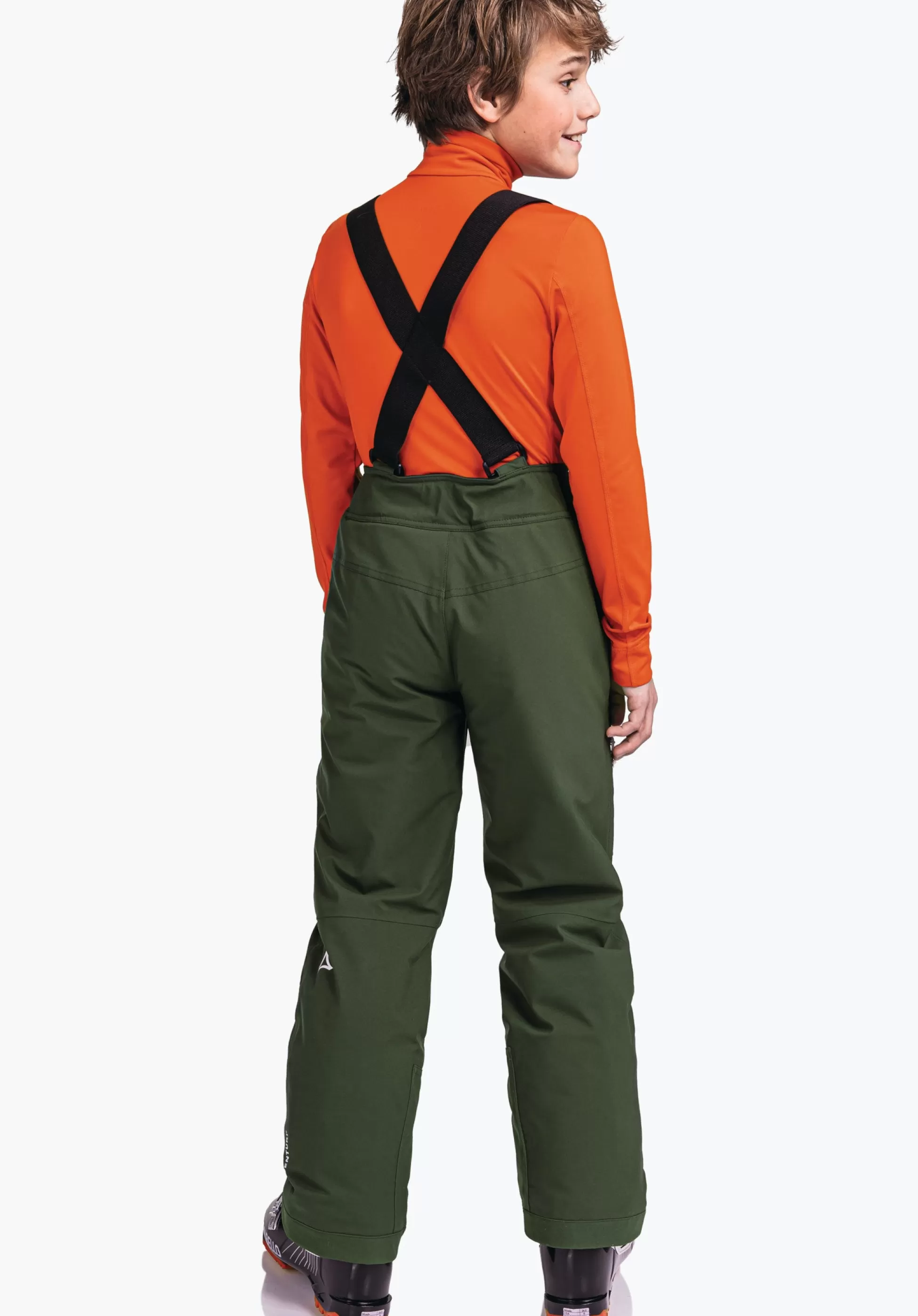 CHILDREN SCHÖFFEL Ski<Ski pants with adjustable braces orange
