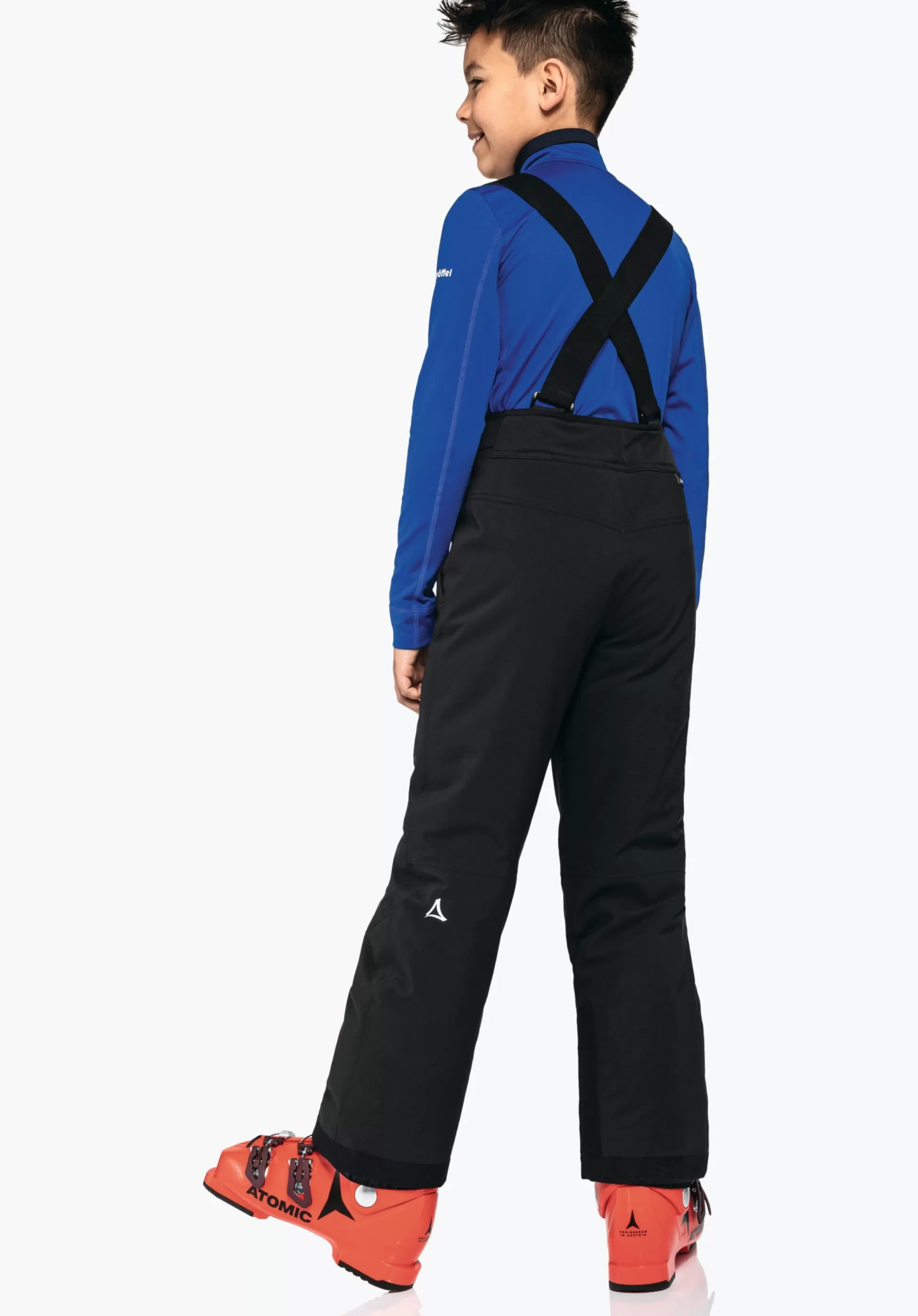 CHILDREN SCHÖFFEL Ski<Ski pants with adjustable braces orange