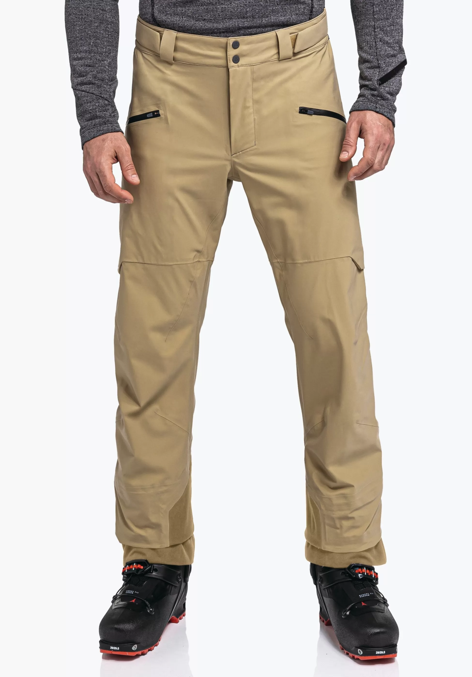 MEN SCHÖFFEL Ski Tour | Skiing | Mountaineering | Pants Long<Ski touring pants with 4-way stretch beige