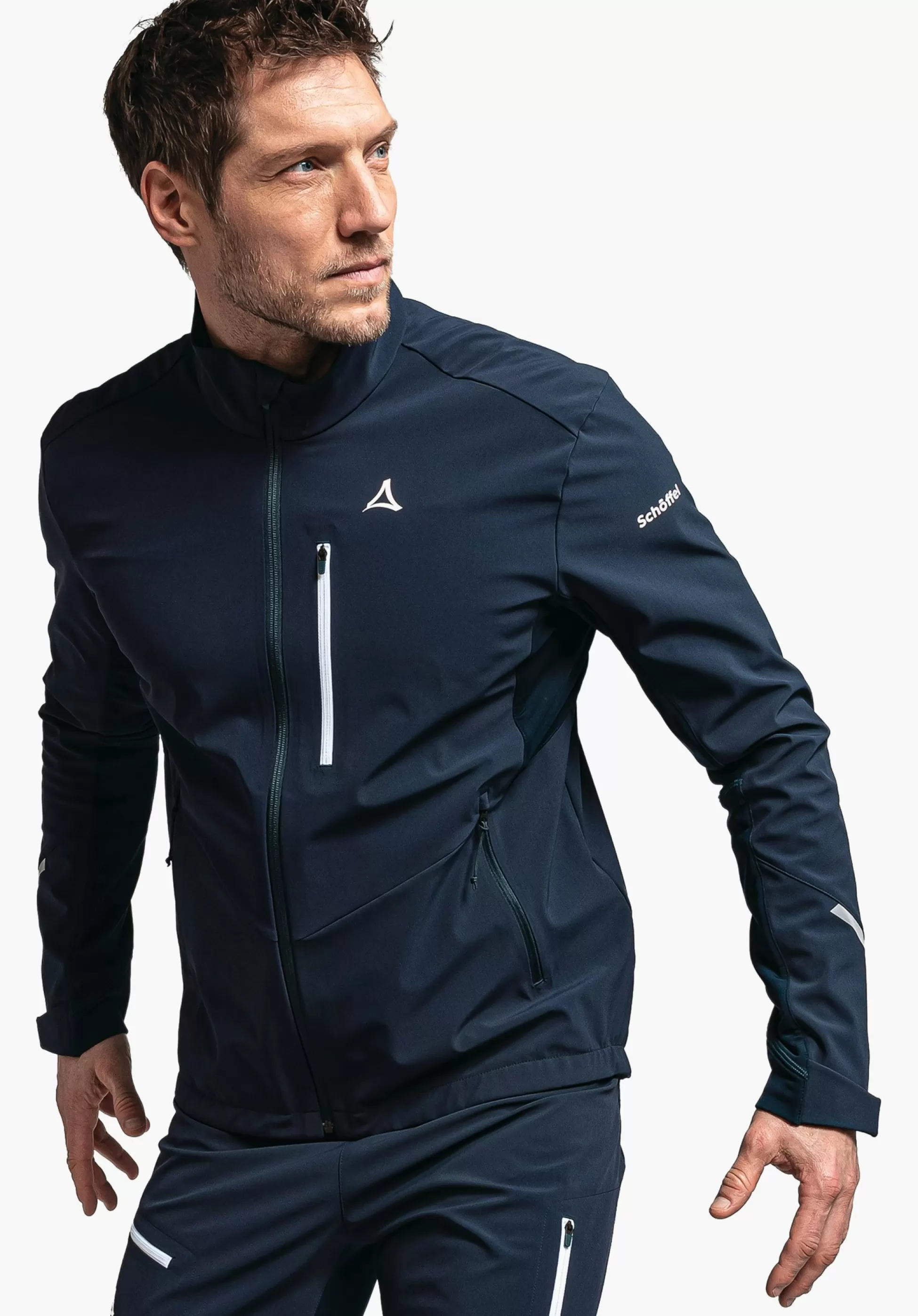 MEN SCHÖFFEL Trek & Hike | Outdoor Jackets<Softshell jacket in performance material orange