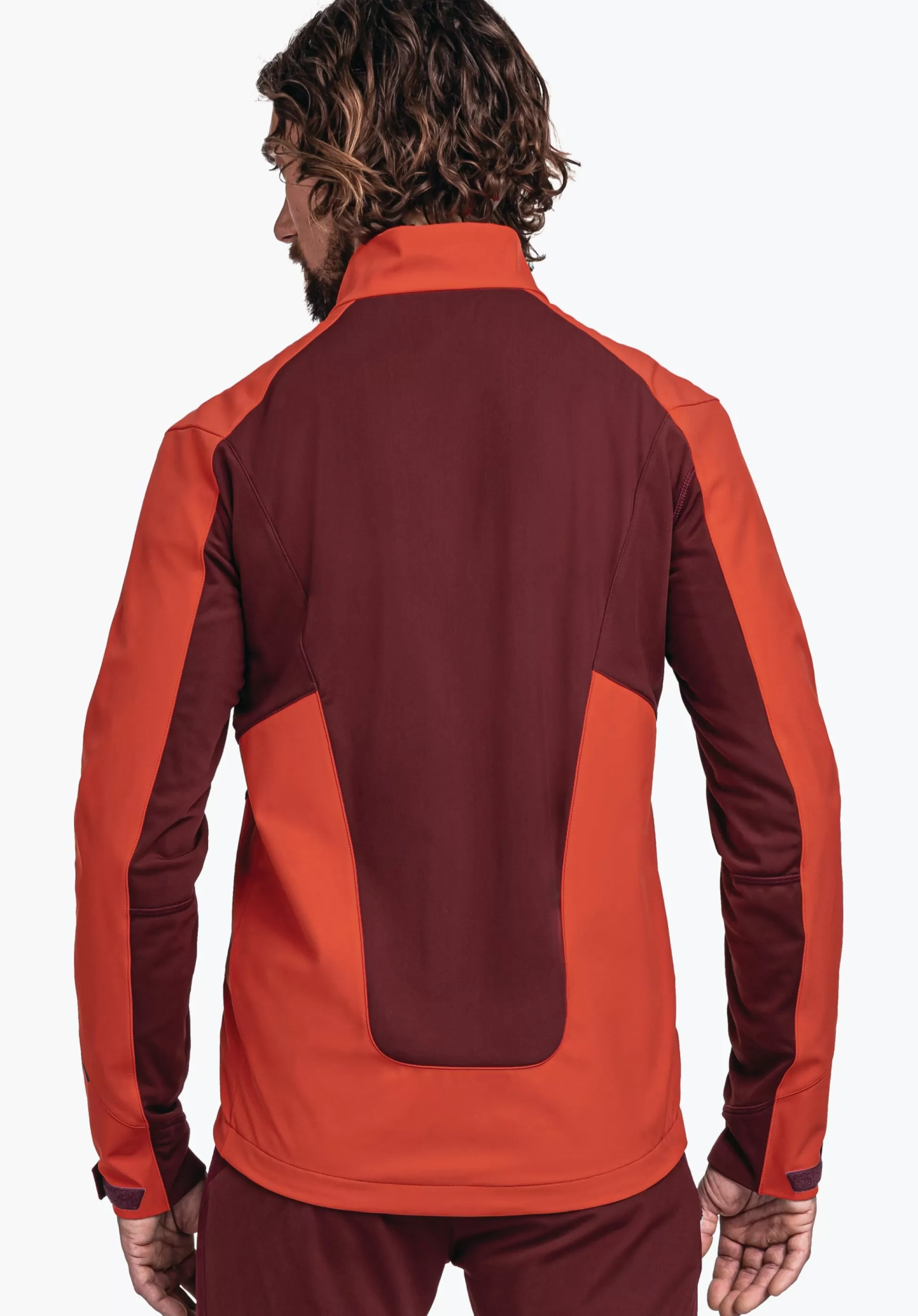 MEN SCHÖFFEL Trek & Hike | Outdoor Jackets<Softshell jacket in performance material orange