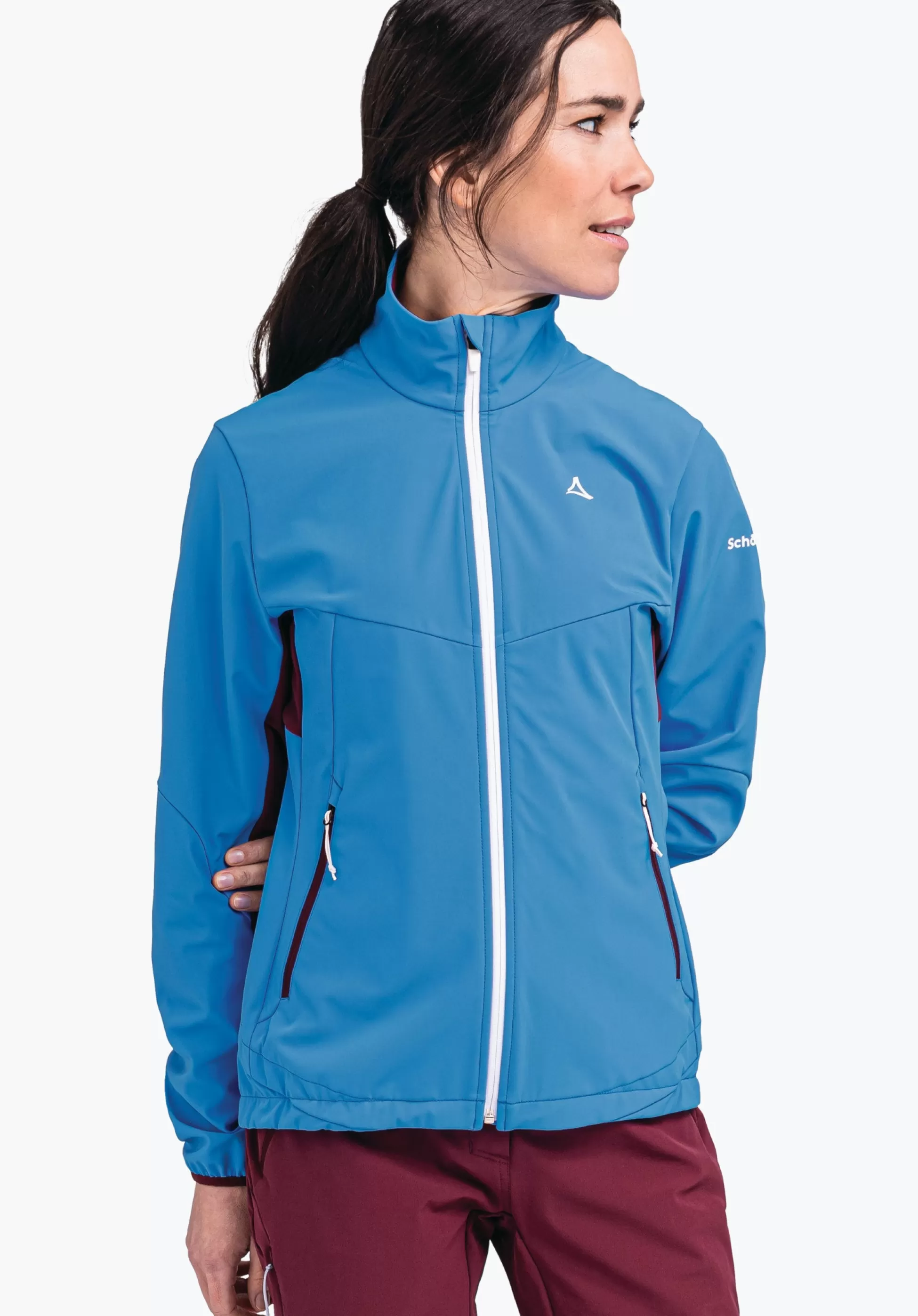 WOMEN SCHÖFFEL Trek & Hike | Outdoor Jackets<Softshell jacket in performance material green