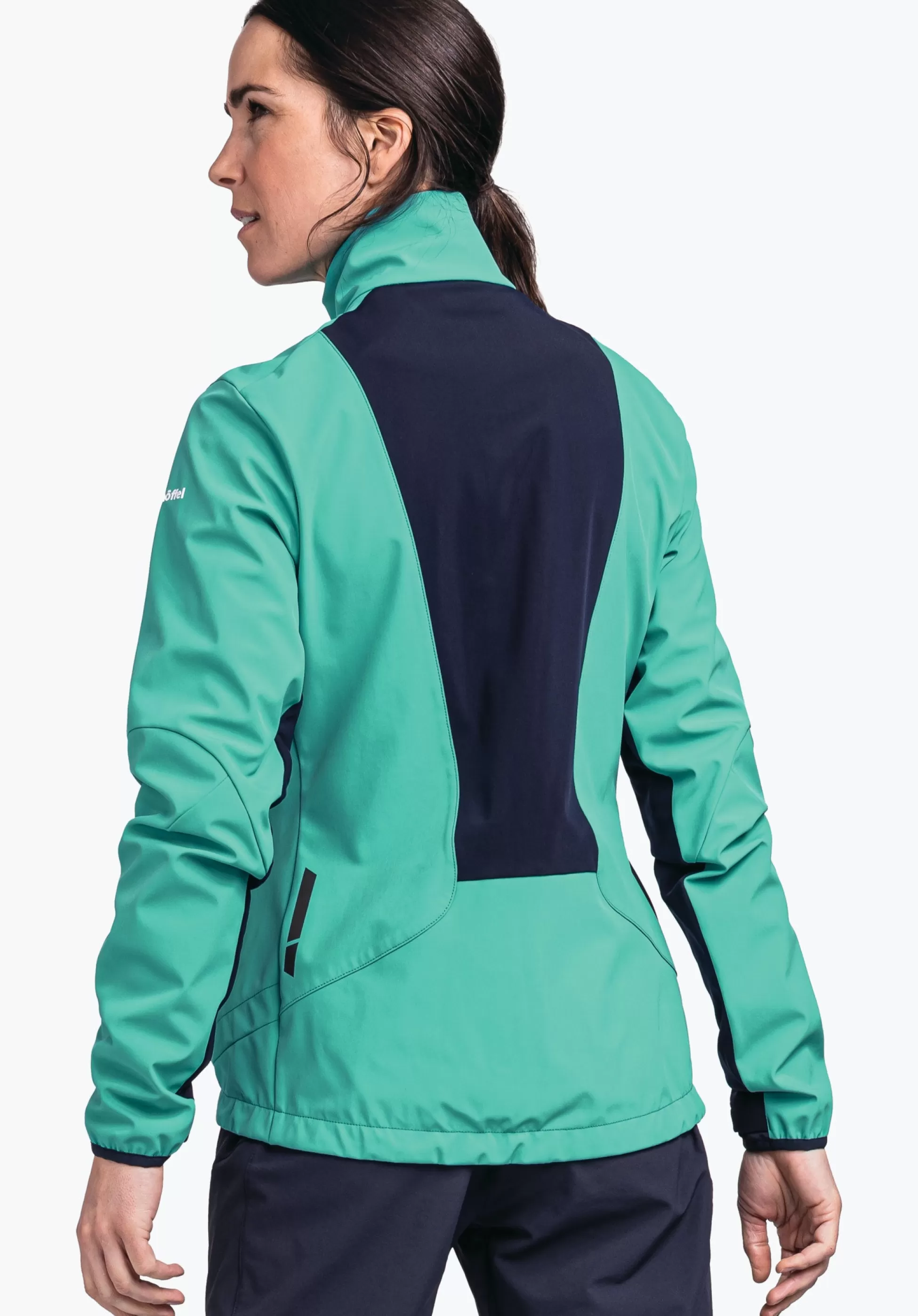 WOMEN SCHÖFFEL Trek & Hike | Outdoor Jackets<Softshell jacket in performance material green