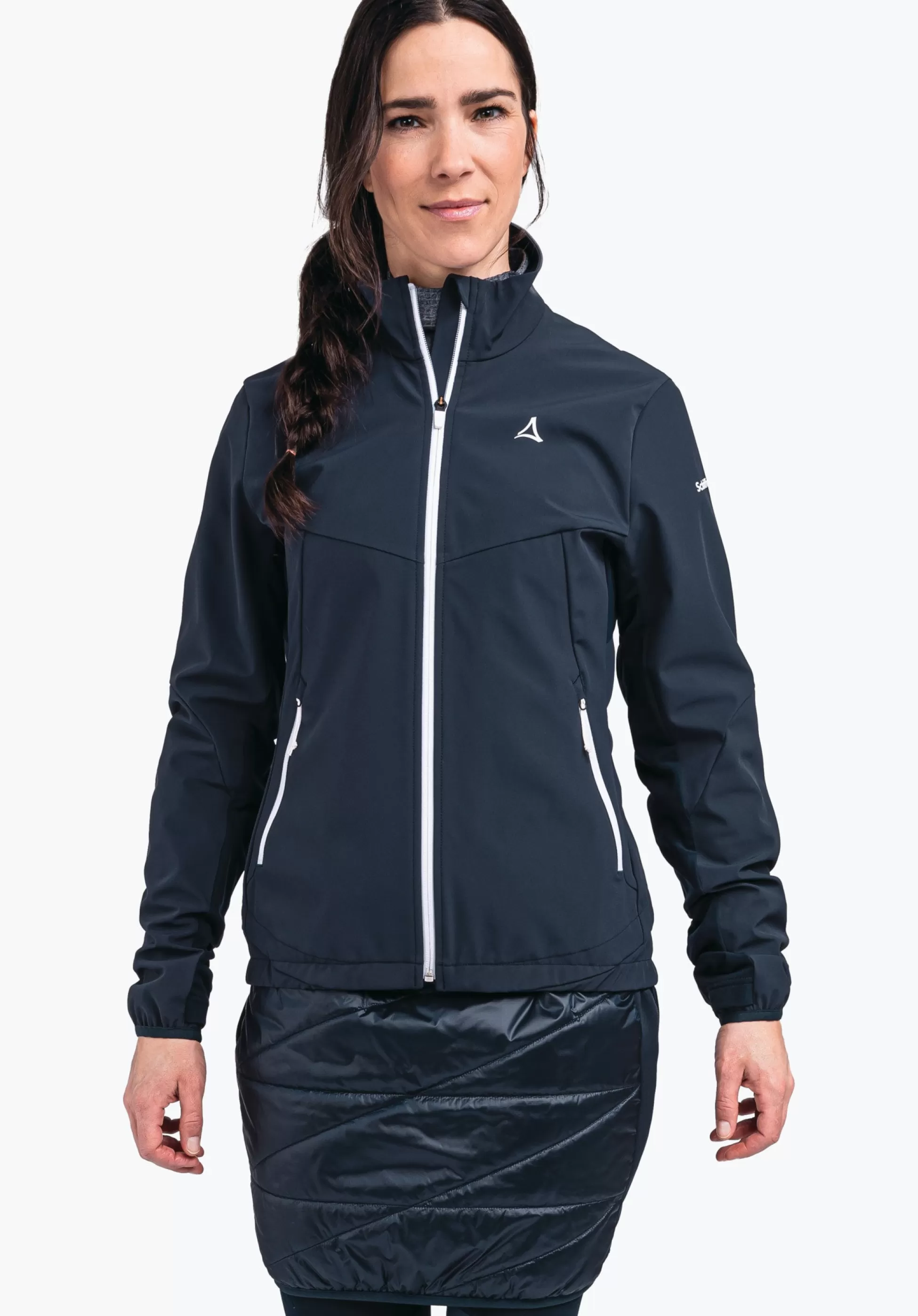 WOMEN SCHÖFFEL Outdoor Jackets<Softshell jacket in performance material green
