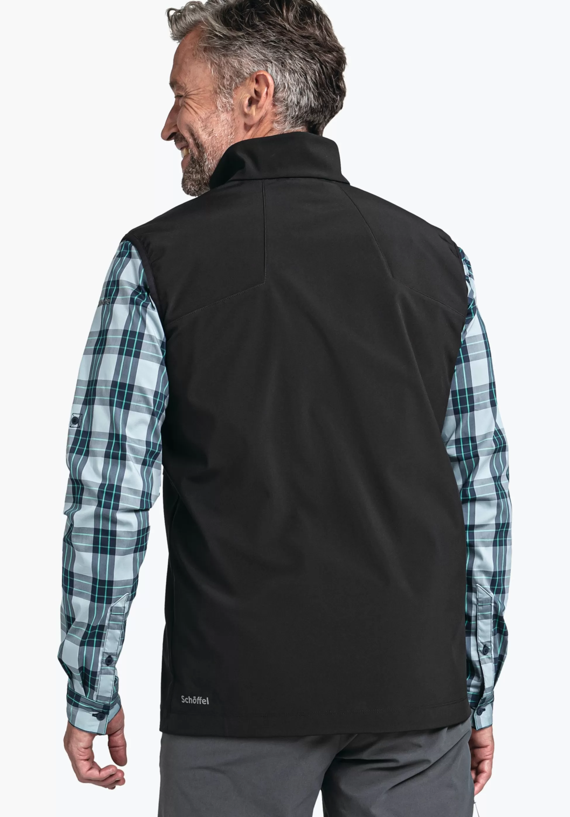 MEN SCHÖFFEL Trek & Hike<Softshell vest in purist design grün