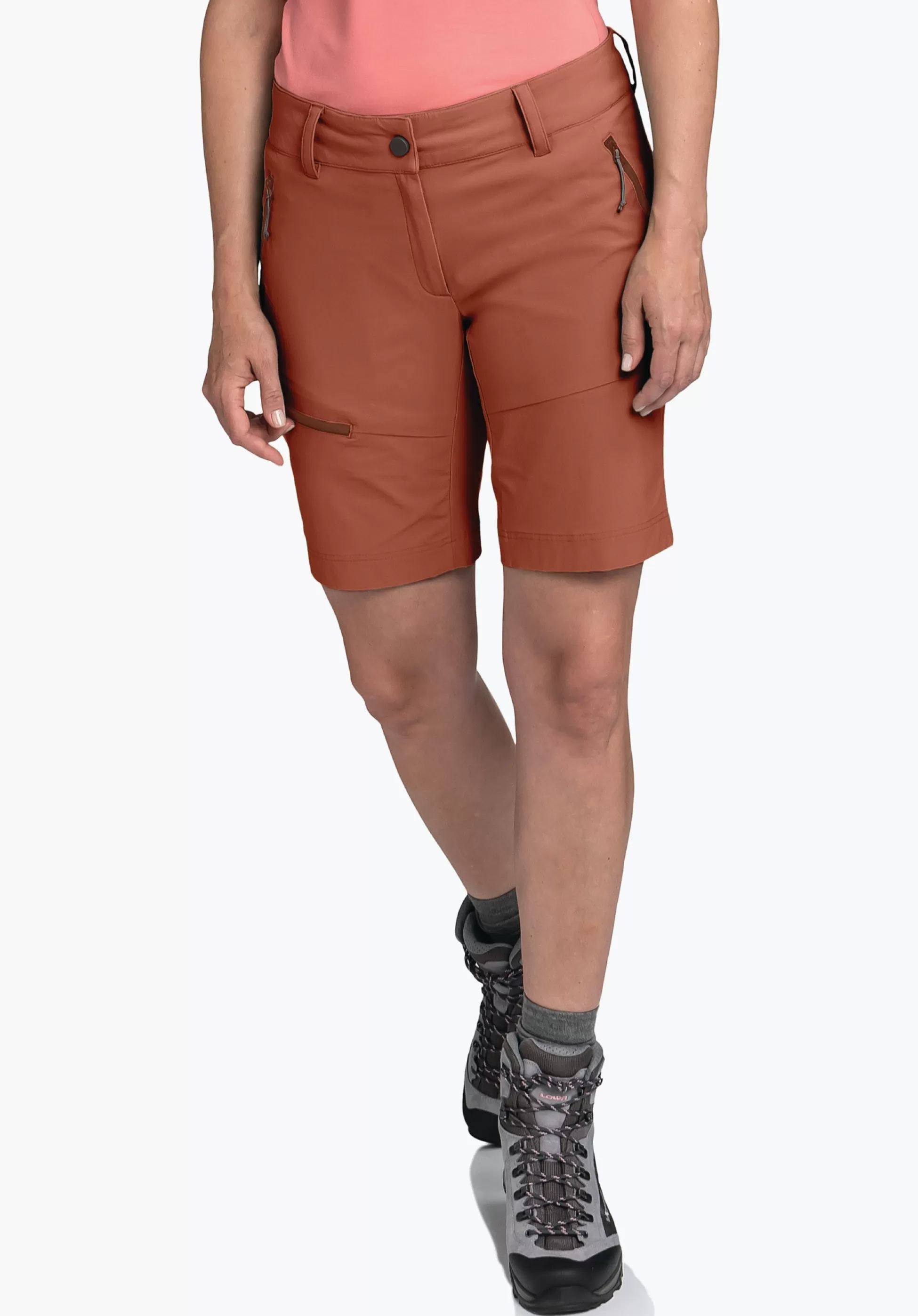 WOMEN SCHÖFFEL Trek & Hike | Pants Short<Sporty, comfortable hiking shorts red