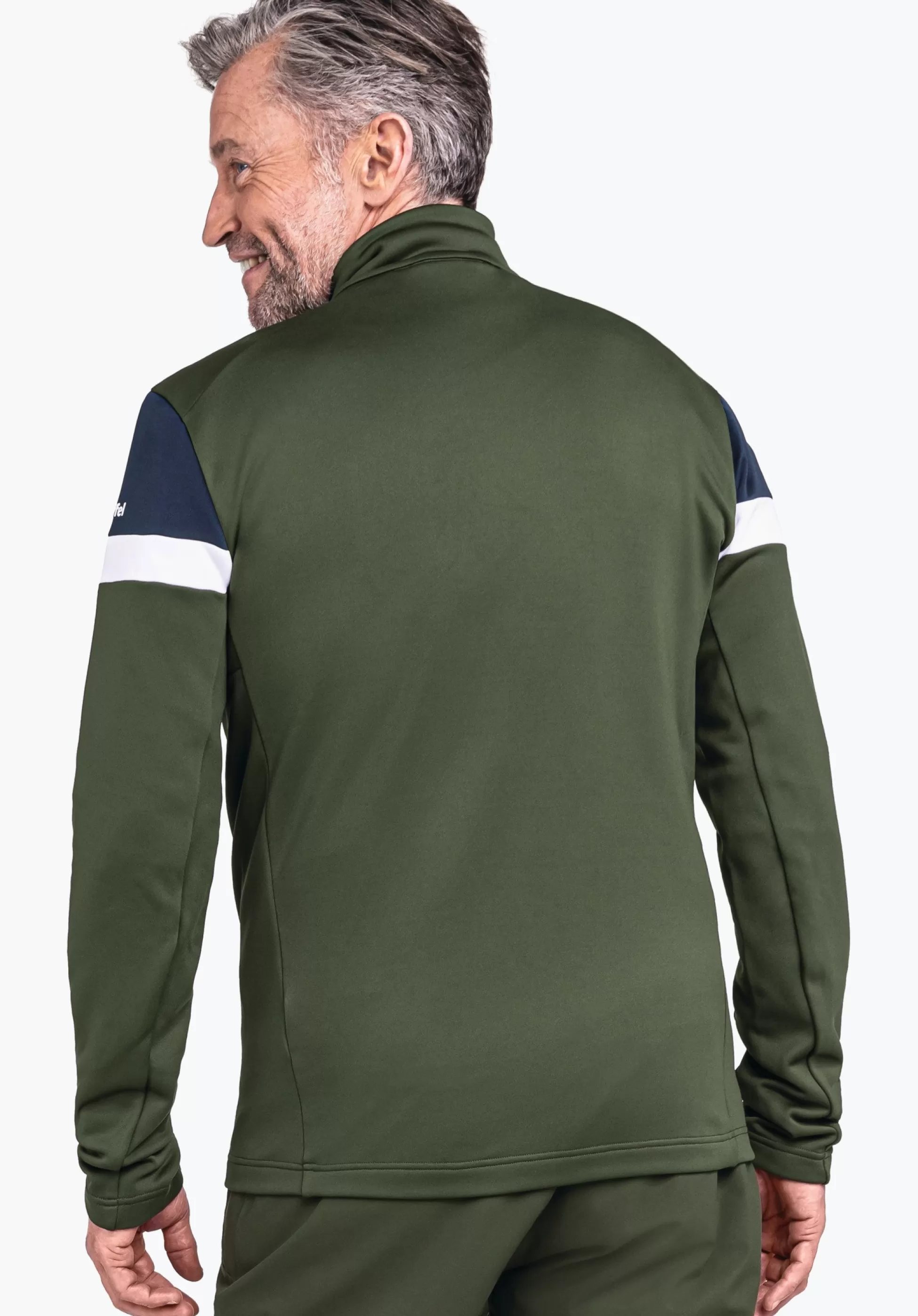 MEN SCHÖFFEL Skiing<Sporty recycled fleece jacket orange