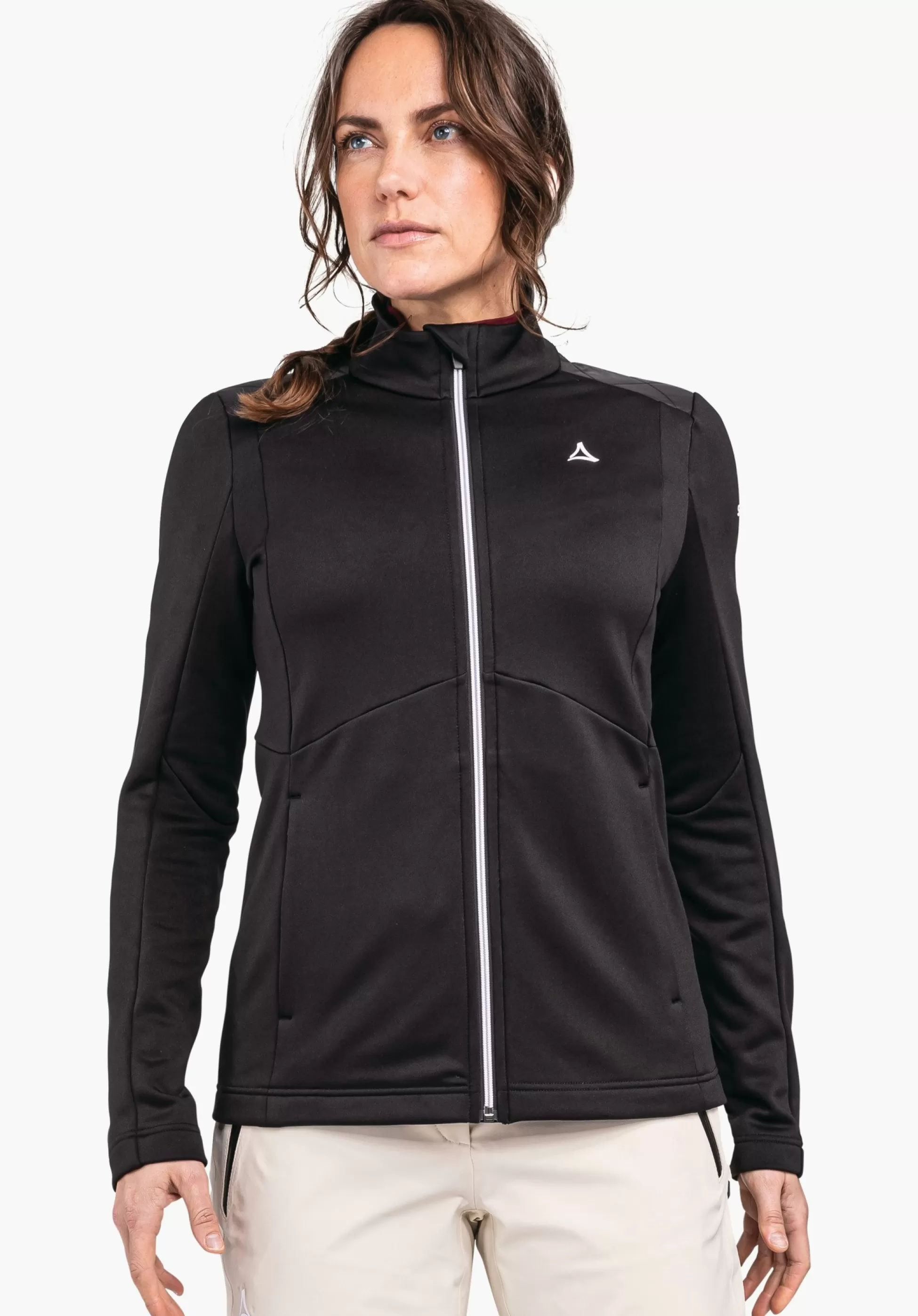 WOMEN SCHÖFFEL Skiing<Sporty recycled fleece jacket red