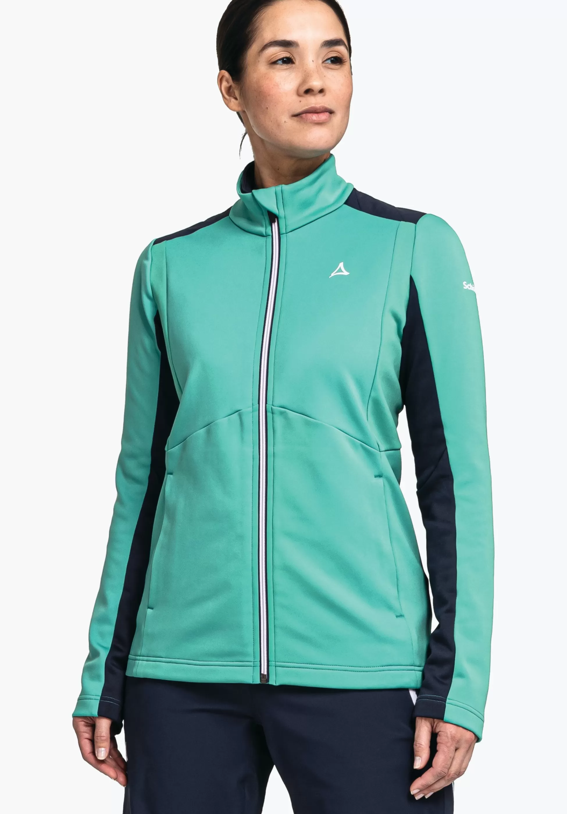 WOMEN SCHÖFFEL Skiing<Sporty recycled fleece jacket red