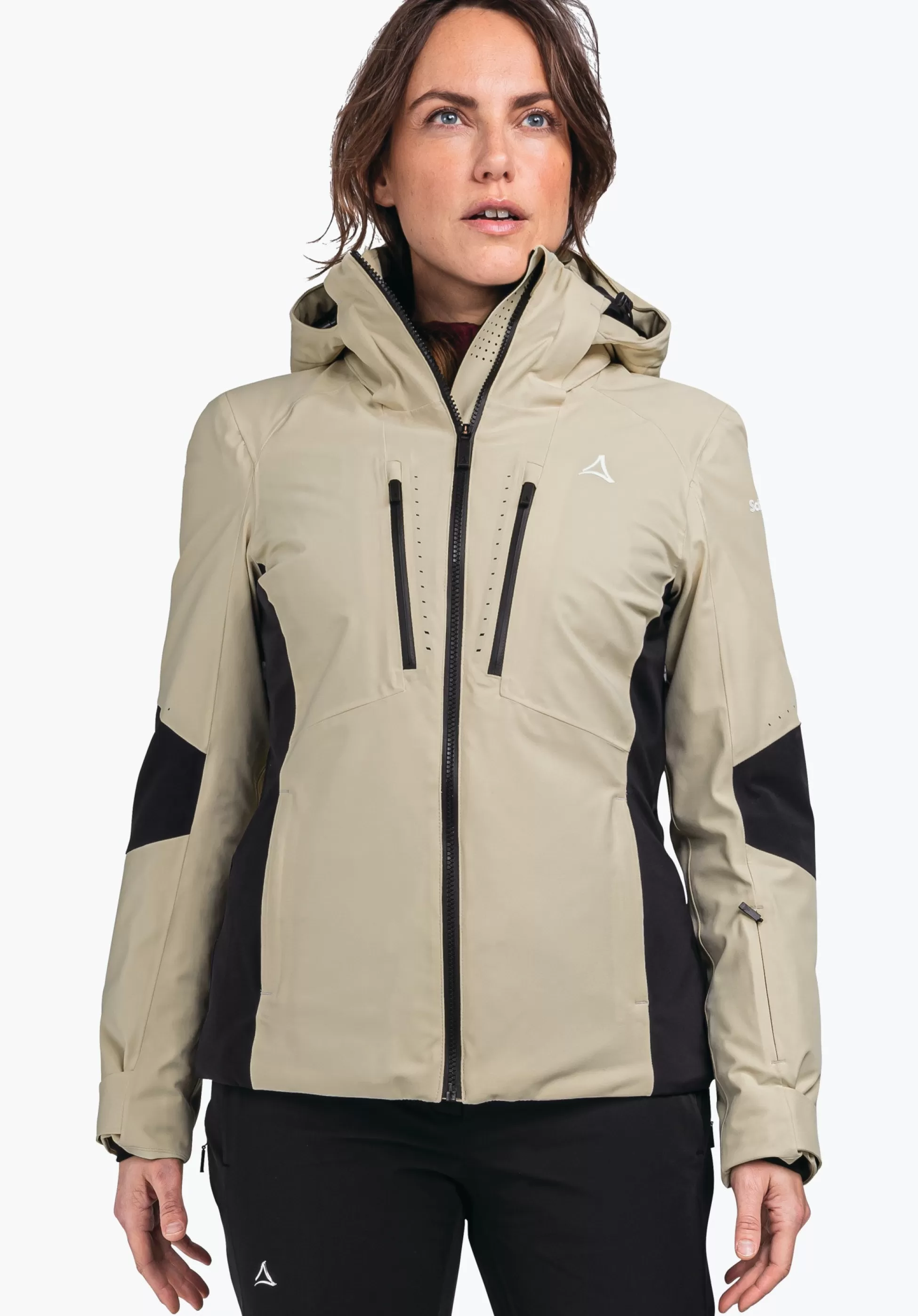 WOMEN SCHÖFFEL Skiing<Sporty ski jacket with recycled filling beige