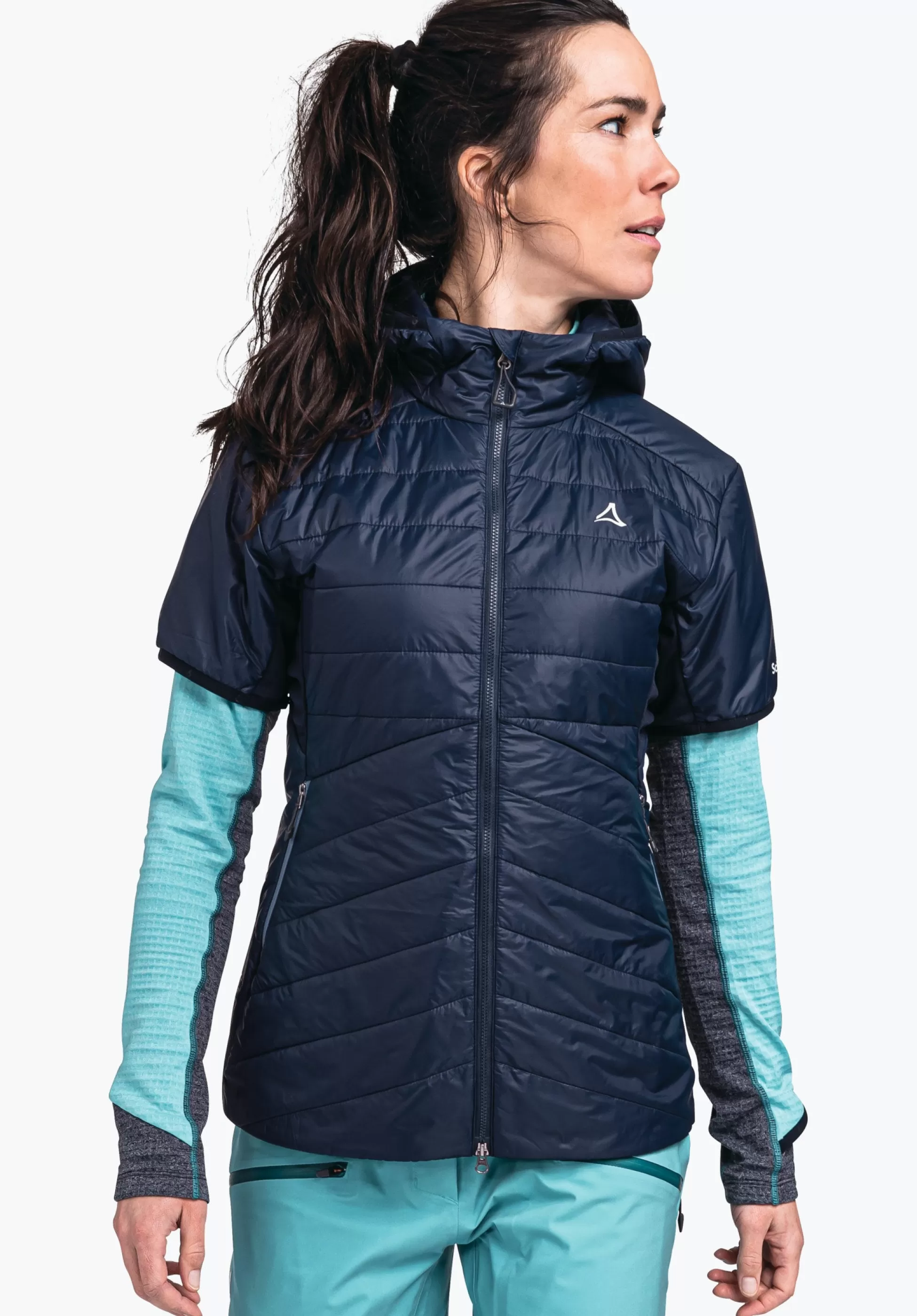 WOMEN SCHÖFFEL Ski Tour | Mountaineering<Sporty vest with recycled padding orange