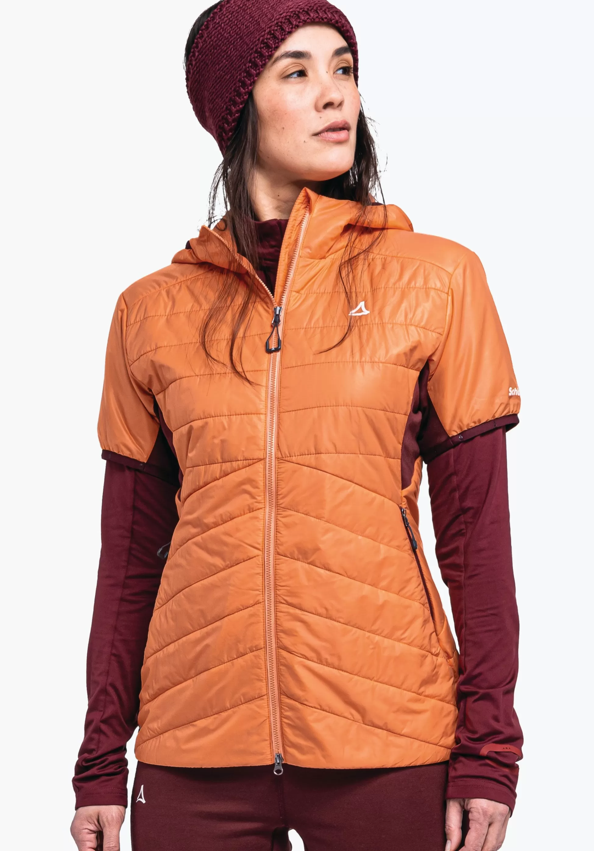 WOMEN SCHÖFFEL Ski Tour | Mountaineering<Sporty vest with recycled padding orange