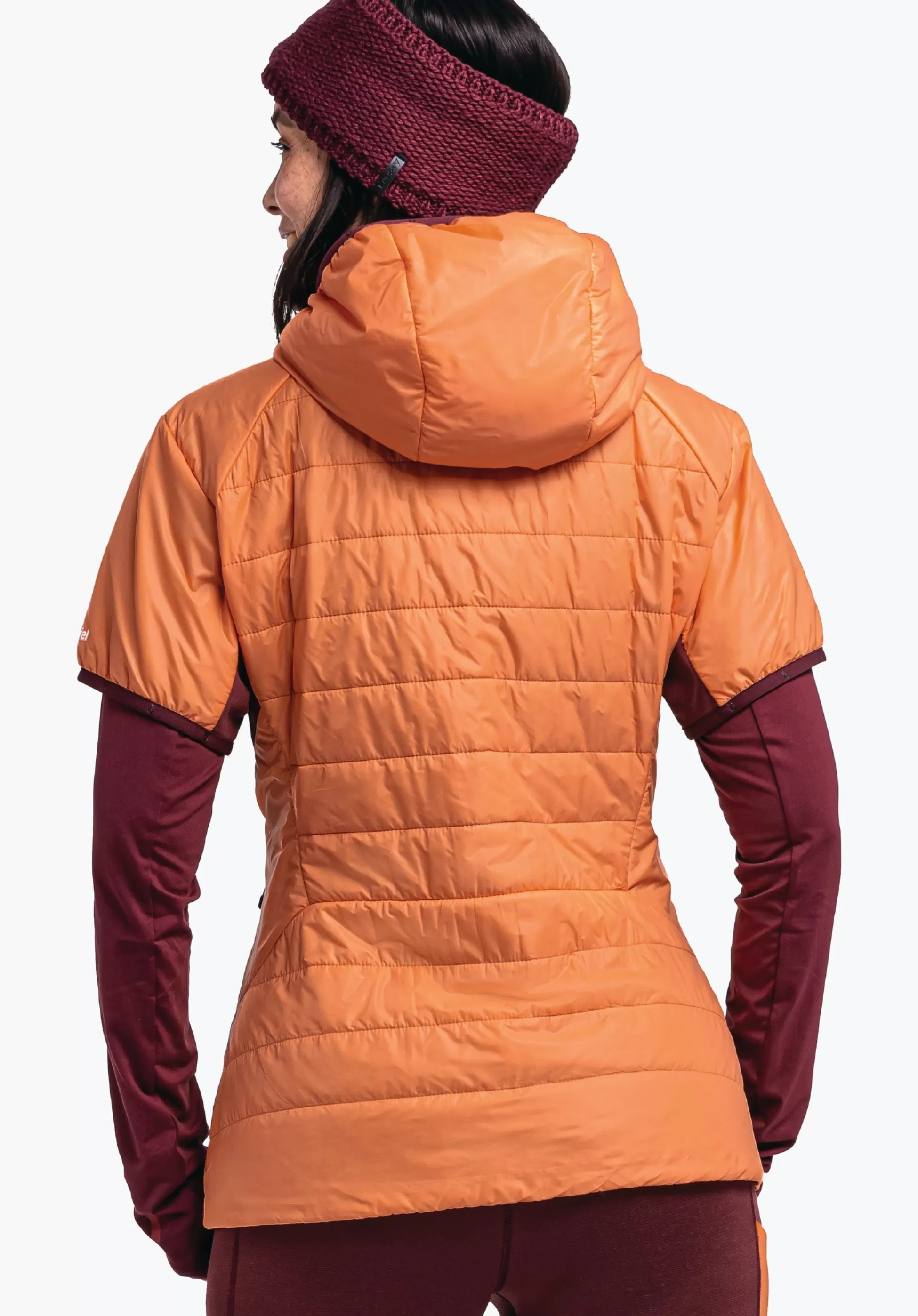 WOMEN SCHÖFFEL Ski Tour | Mountaineering<Sporty vest with recycled padding orange
