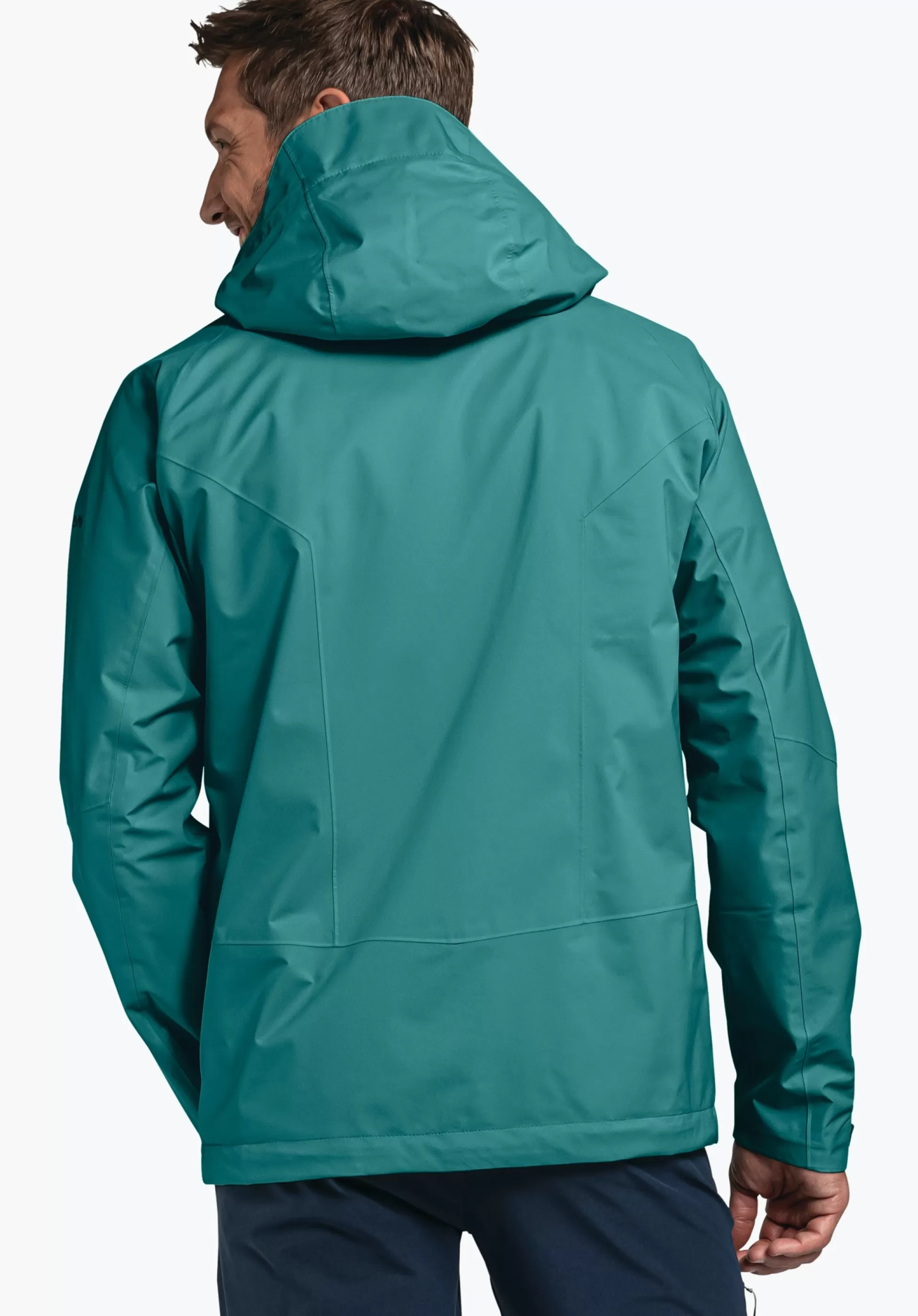 MEN SCHÖFFEL Trek & Hike | Outdoor Jackets<Stretchy rain jacket with pack-away bag orange