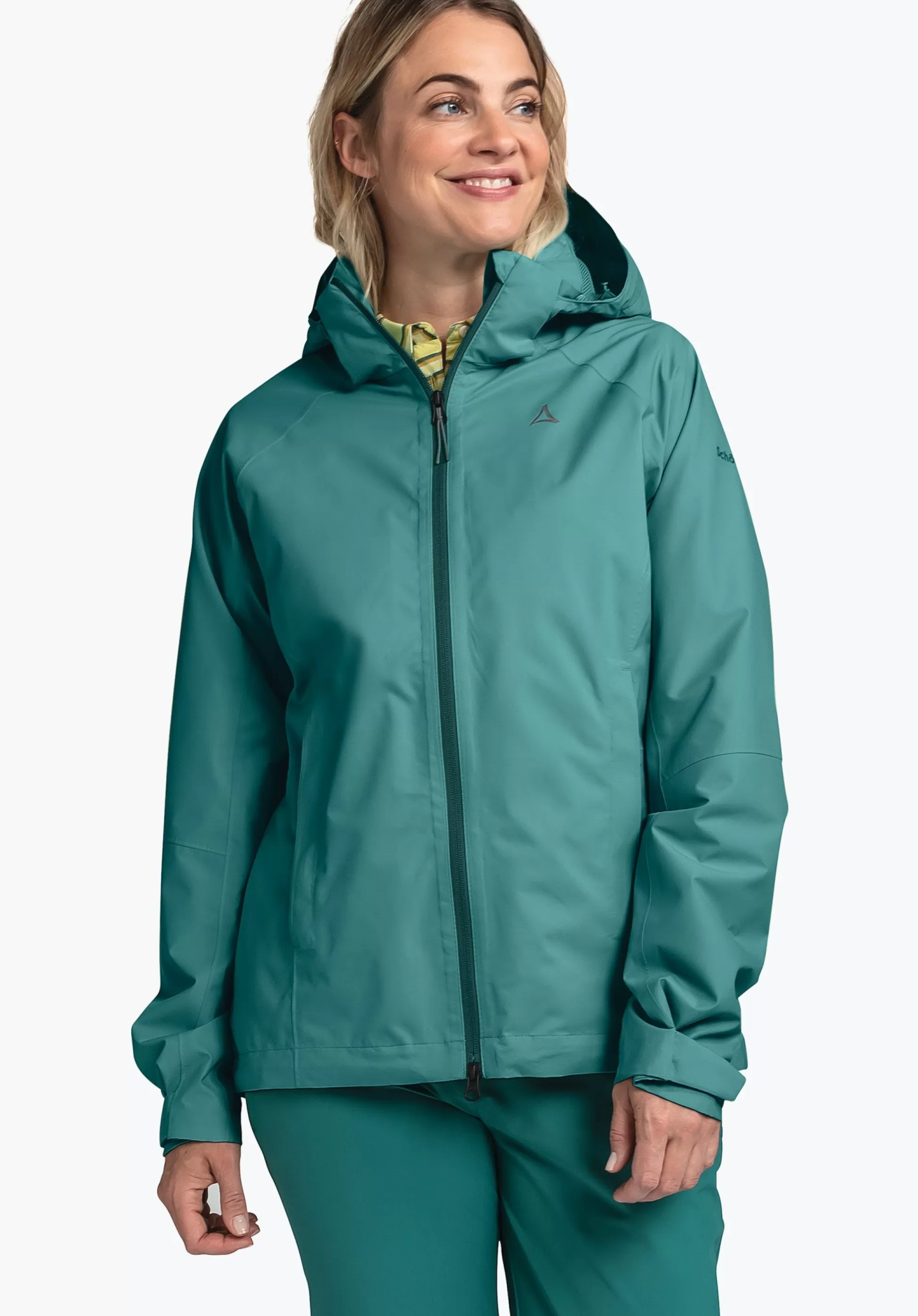 WOMEN SCHÖFFEL Trek & Hike | Outdoor Jackets<Stretchy rain jacket with pack-away bag red