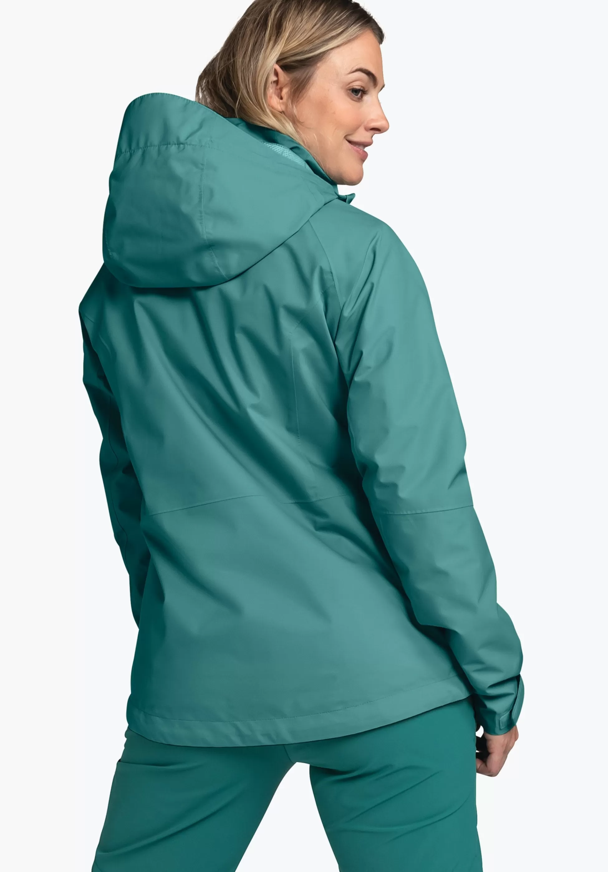 WOMEN SCHÖFFEL Trek & Hike | Outdoor Jackets<Stretchy rain jacket with pack-away bag red