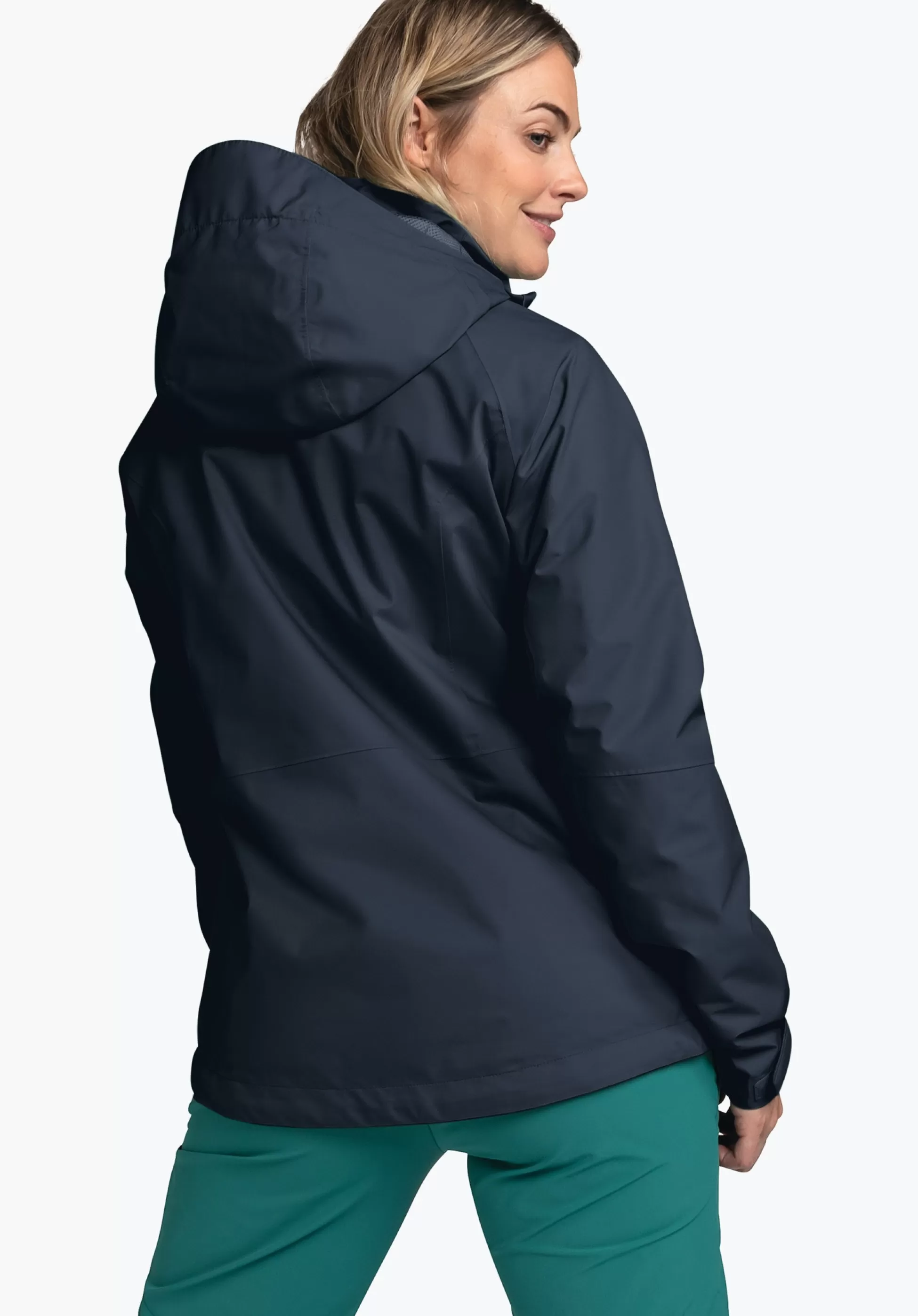 WOMEN SCHÖFFEL Trek & Hike | Outdoor Jackets<Stretchy rain jacket with pack-away bag red