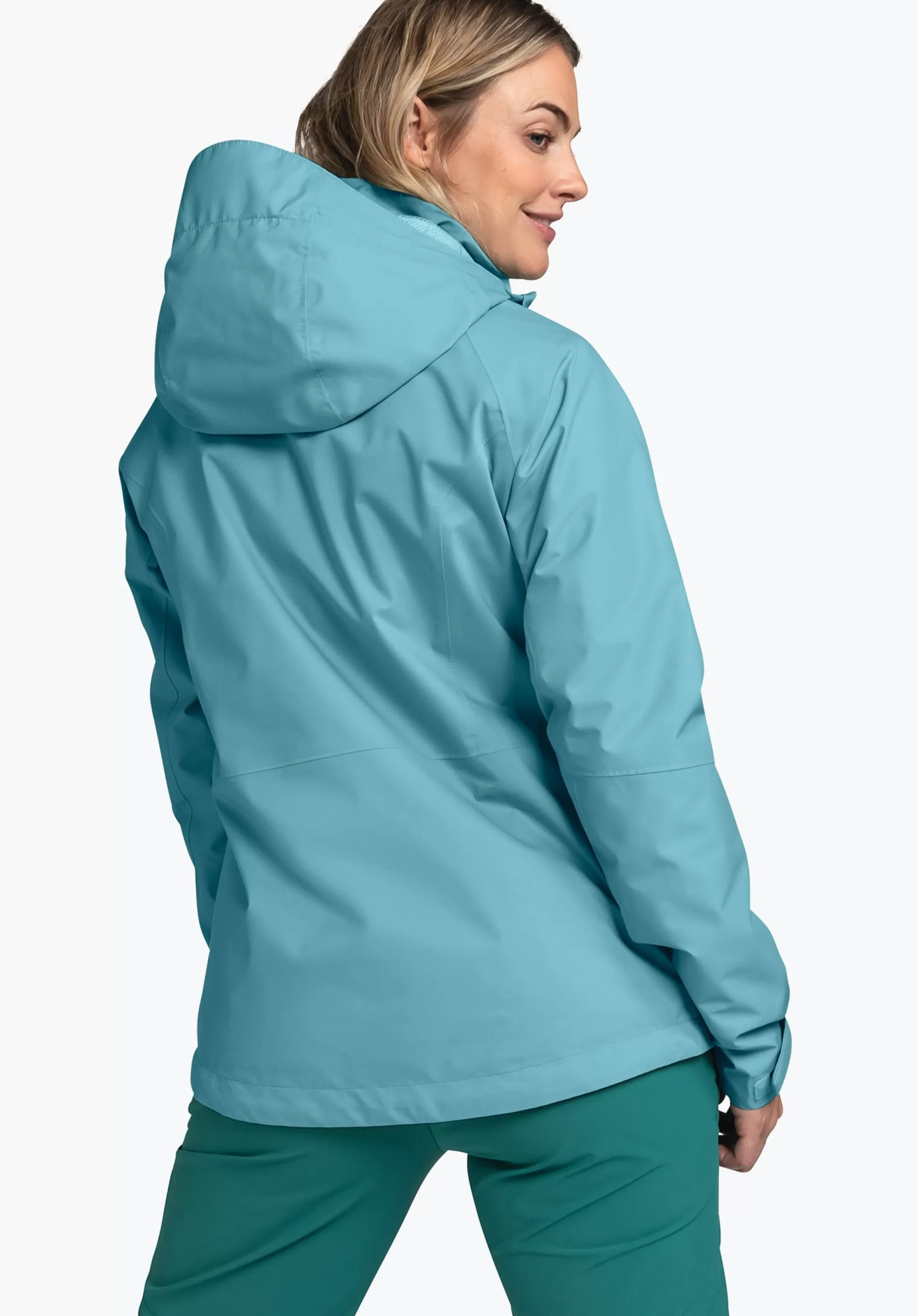 WOMEN SCHÖFFEL Trek & Hike | Outdoor Jackets<Stretchy rain jacket with pack-away bag red