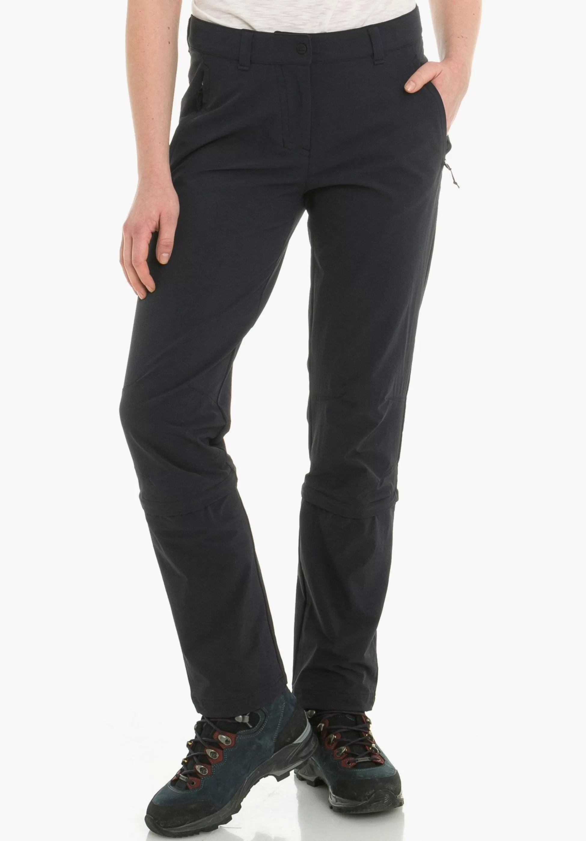 WOMEN SCHÖFFEL Trek & Hike | Pants Zip Off<Strong hiking pants with zip-off function purple