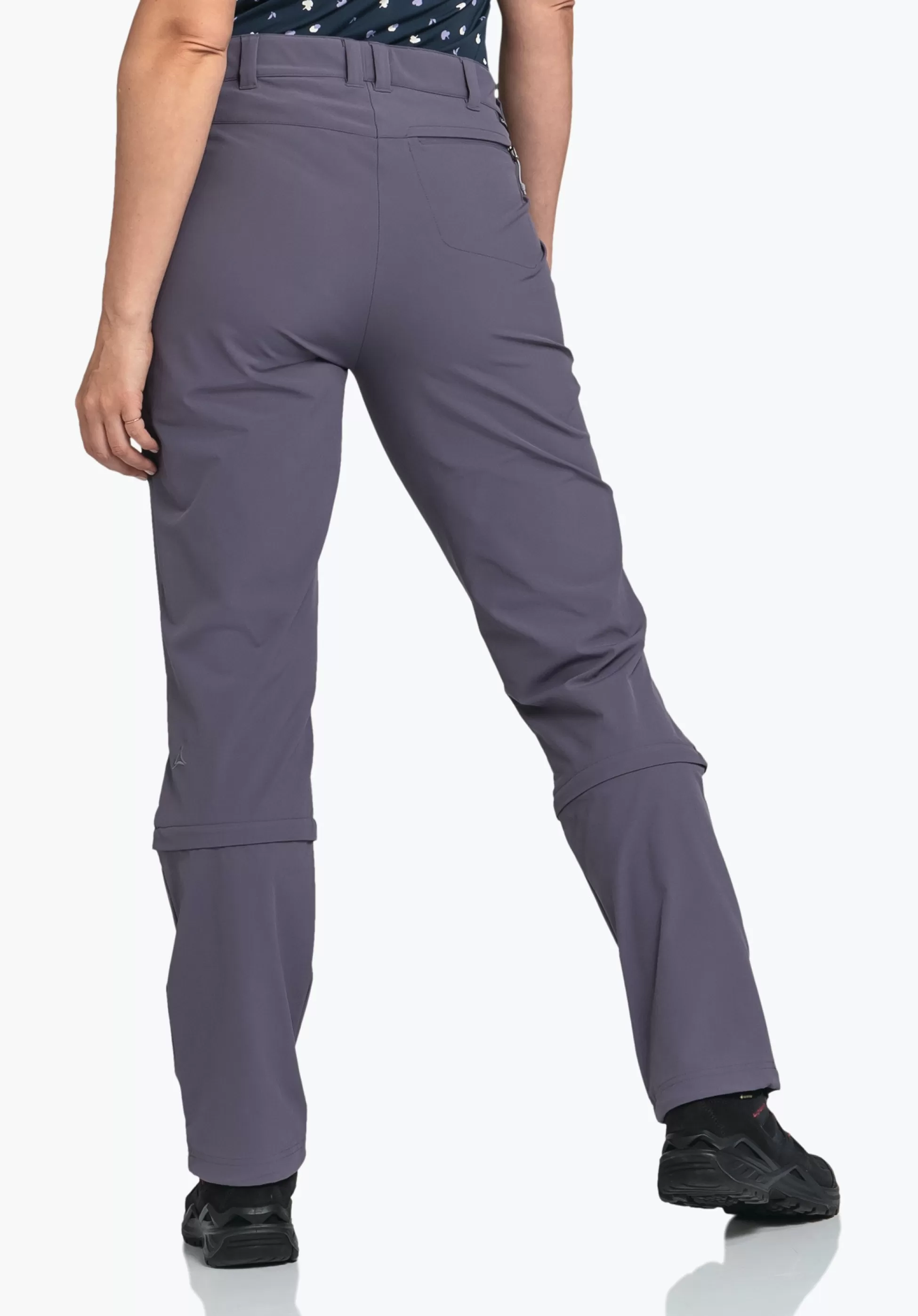 WOMEN SCHÖFFEL Trek & Hike | Pants Zip Off<Strong hiking pants with zip-off function purple