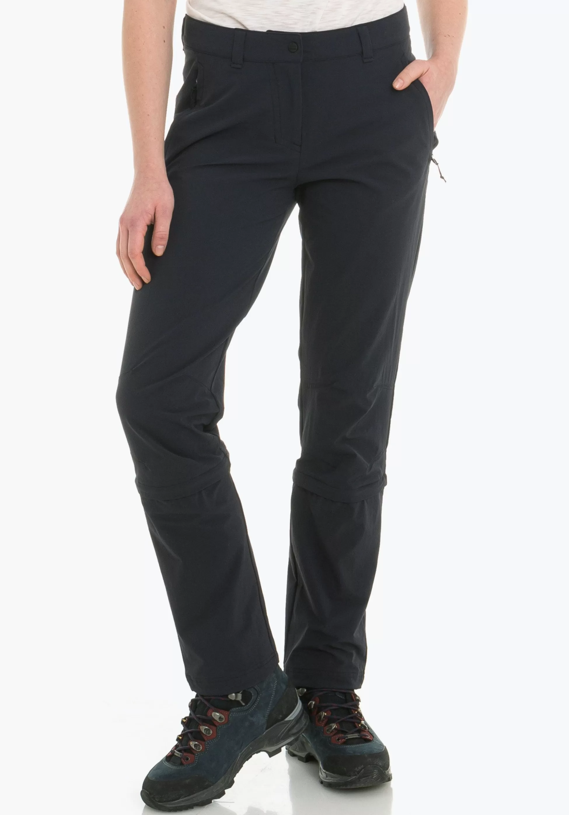 WOMEN SCHÖFFEL Trek & Hike | Pants Zip Off<Strong hiking pants with zip-off function purple