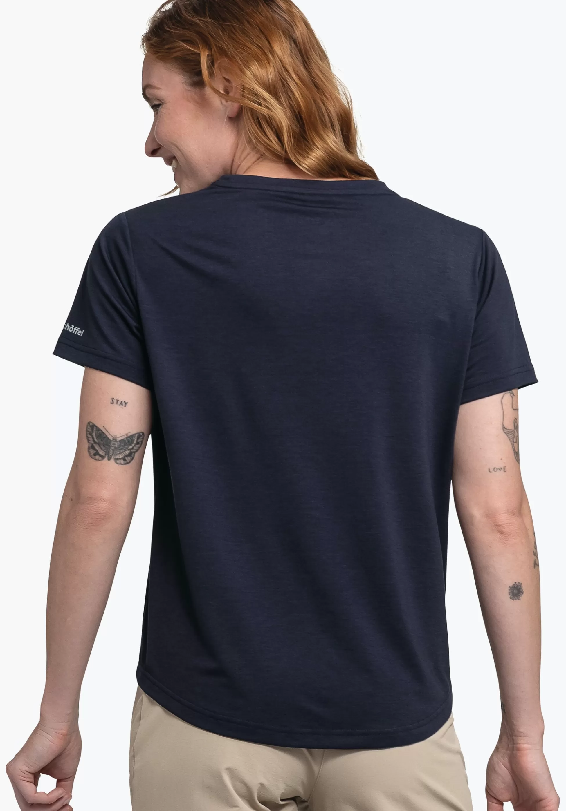 WOMEN SCHÖFFEL <Stylish & quick drying t-shirt weiß